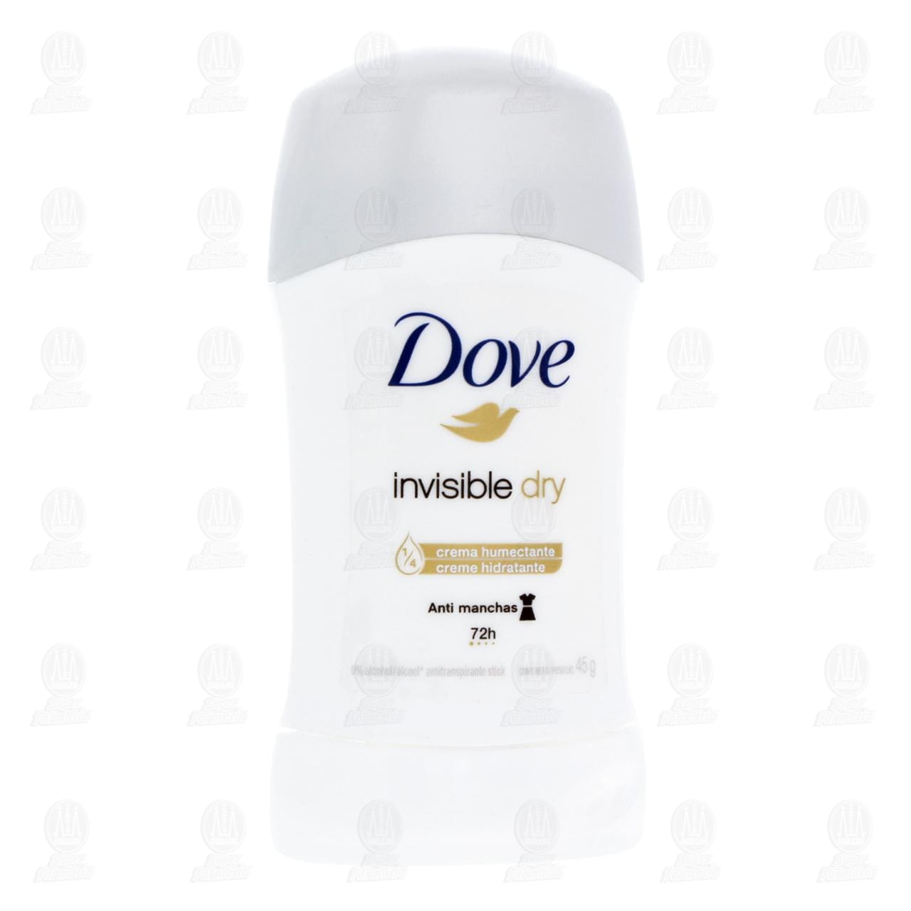 Antitranspirante Dove Invisible Dry en Barra, 45 gr.