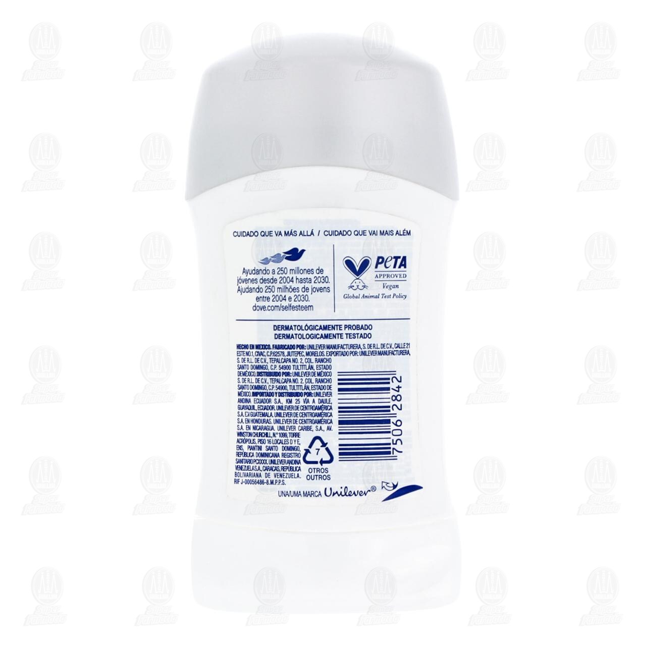 Antitranspirante Dove Invisible Dry en Barra, 45 gr. image number 2