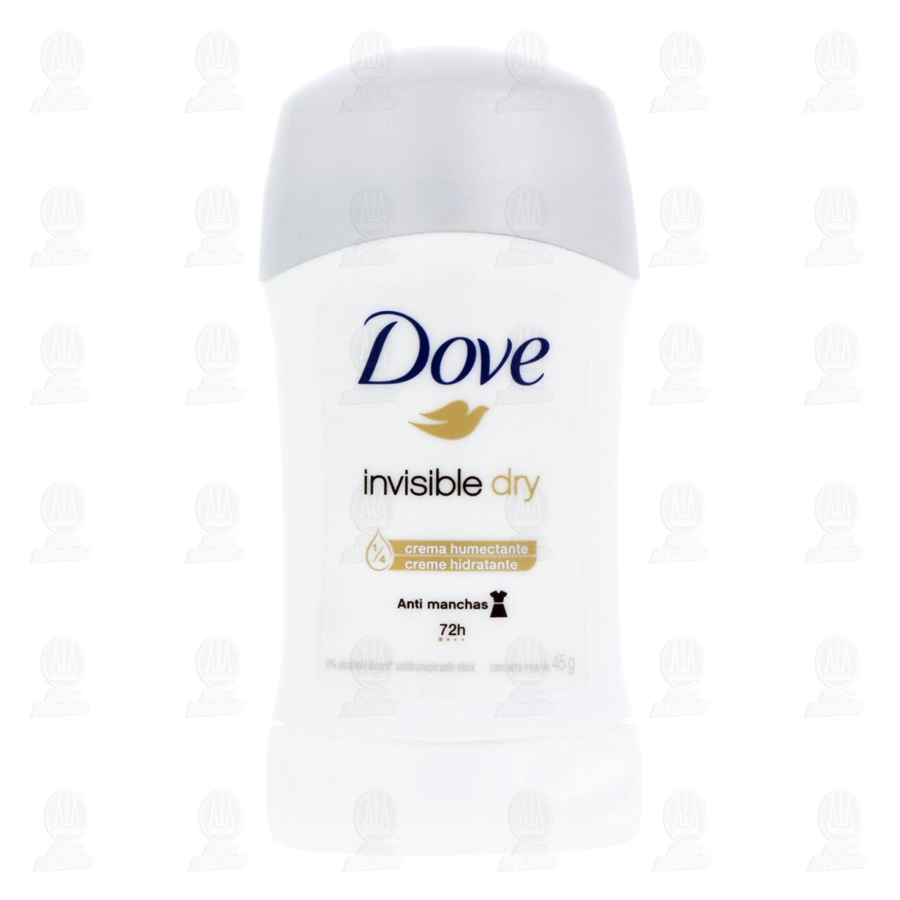 Antitranspirante Dove Invisible Dry en Barra, 45 gr. image number 1