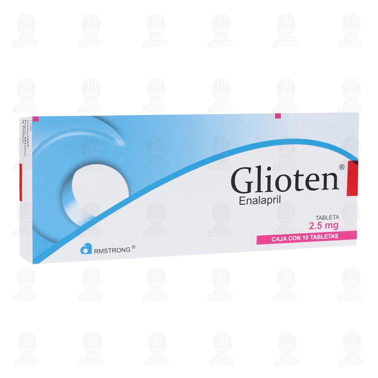 Glioten 2.5 mg, 10 Tabletas. image number 0
