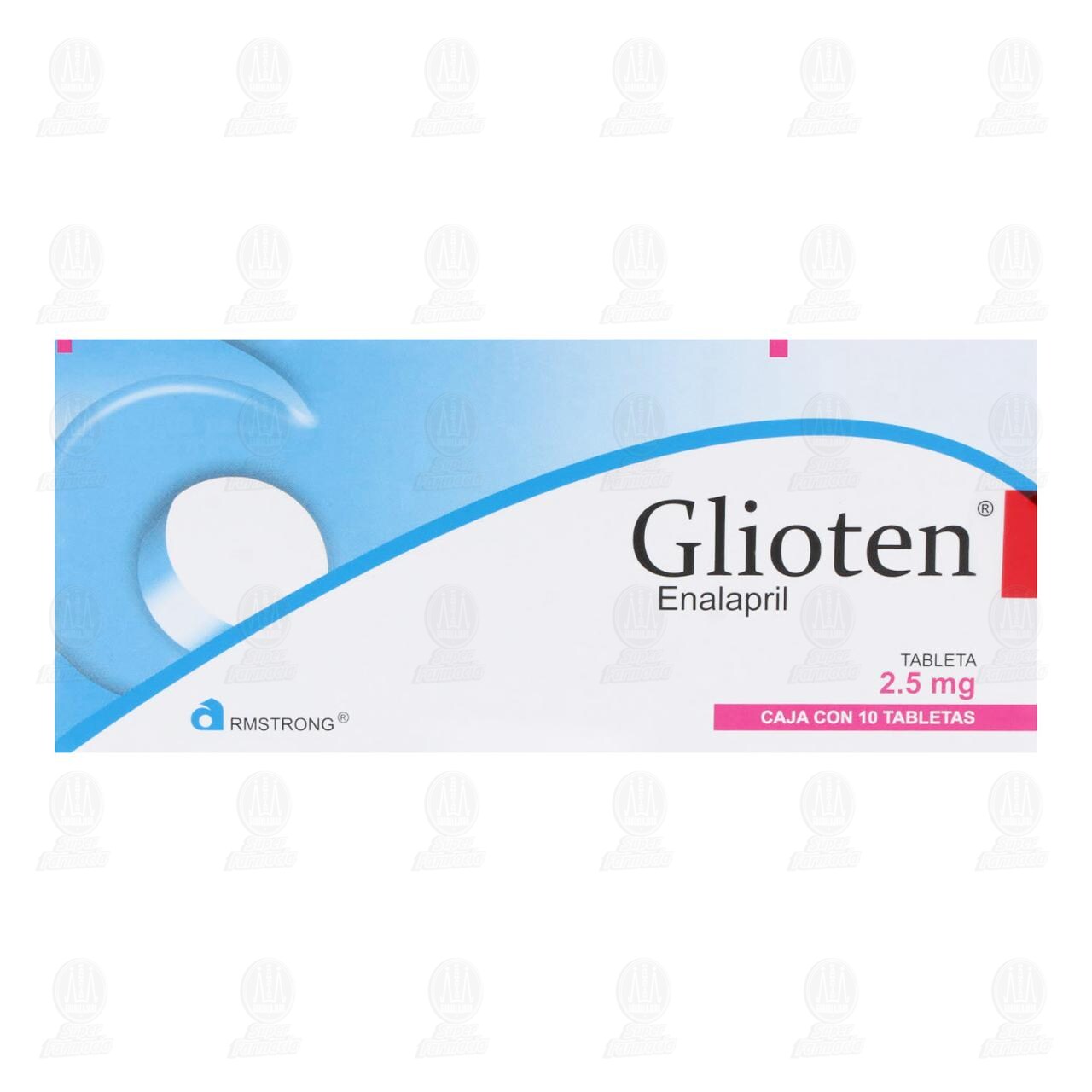 Glioten 2.5 mg, 10 Tabletas. image number 1