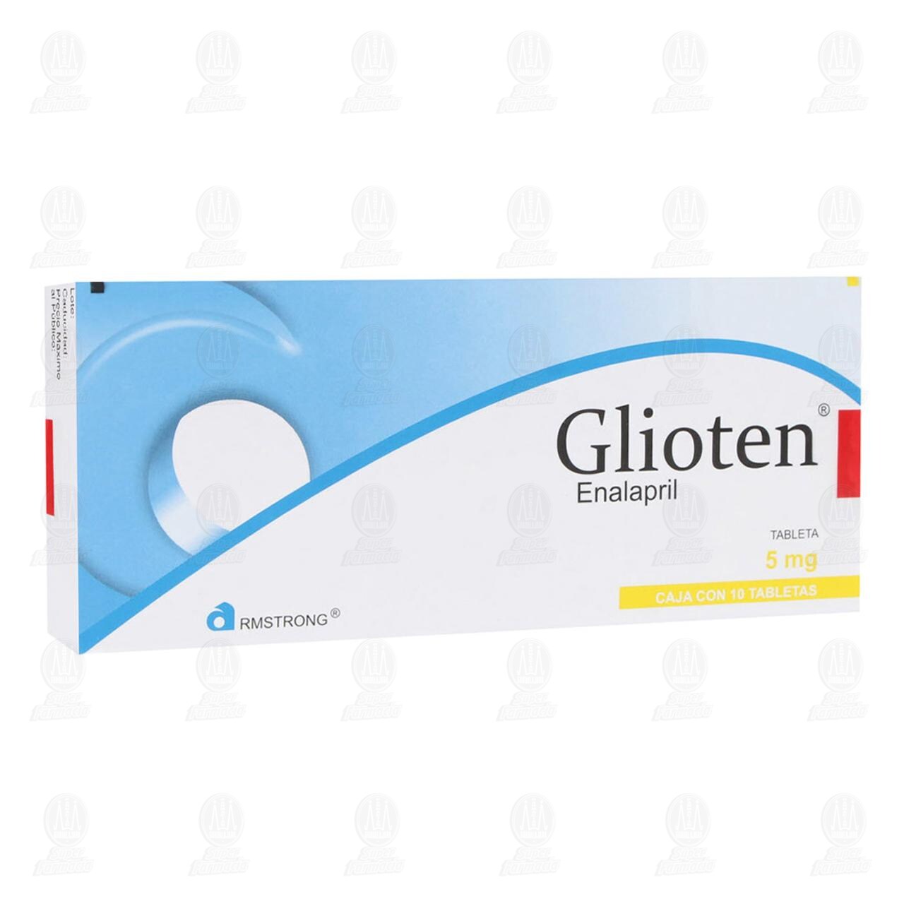 Glioten 5 mg, 10 Tabletas. image number 0