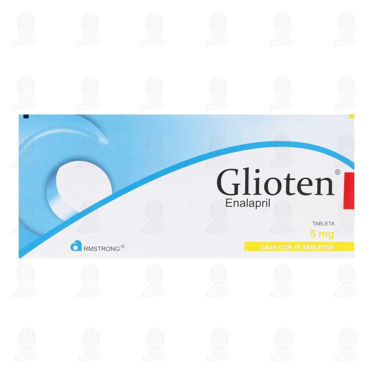 Glioten 5 mg, 10 Tabletas. image number 1