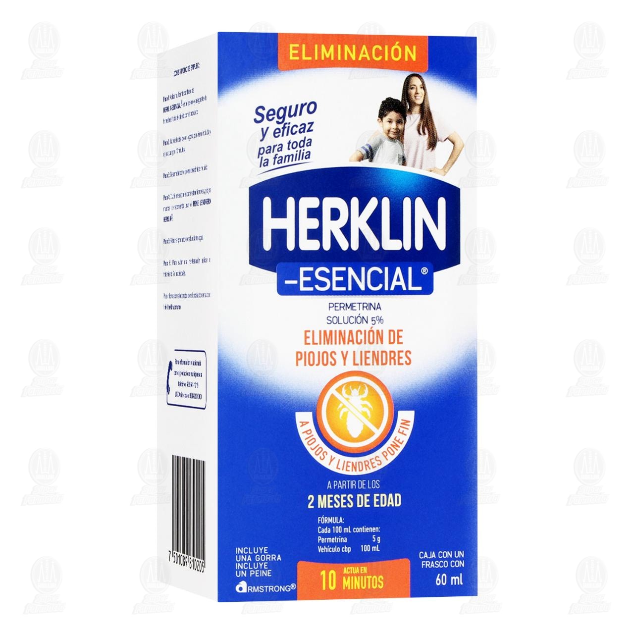 Herklin -Esencial 5% Soluci&oacute;n Eliminaci&oacute;n, 60 ml. image number 0