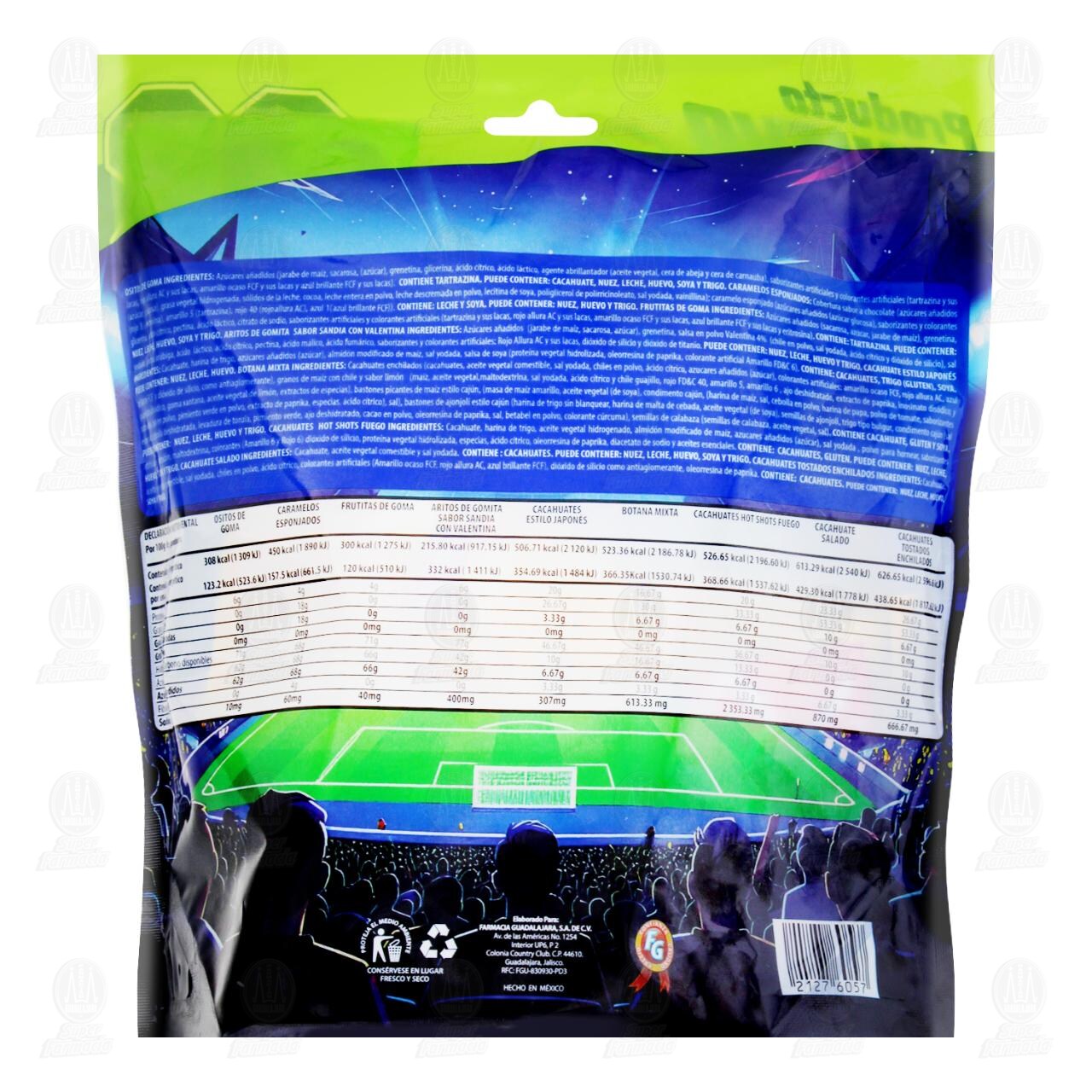 Mix de Snacks y Dulces Candy Mandy y Botanukas, 530 gr. image number 1