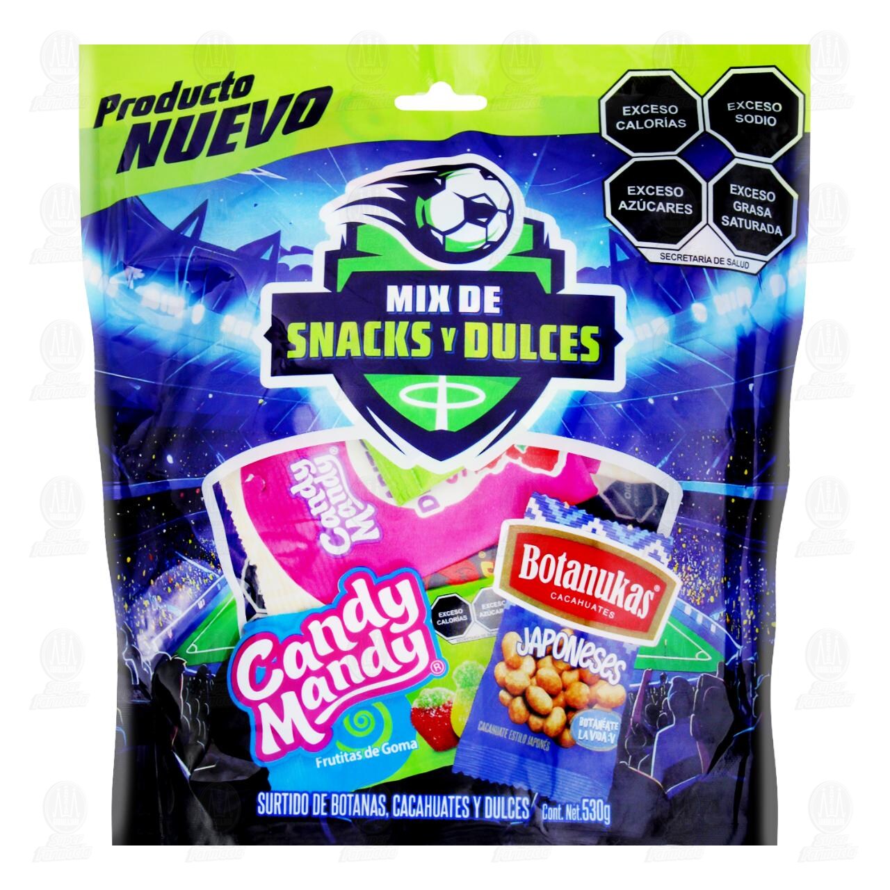 Mix de Snacks y Dulces Candy Mandy y Botanukas, 530 gr. image number 0