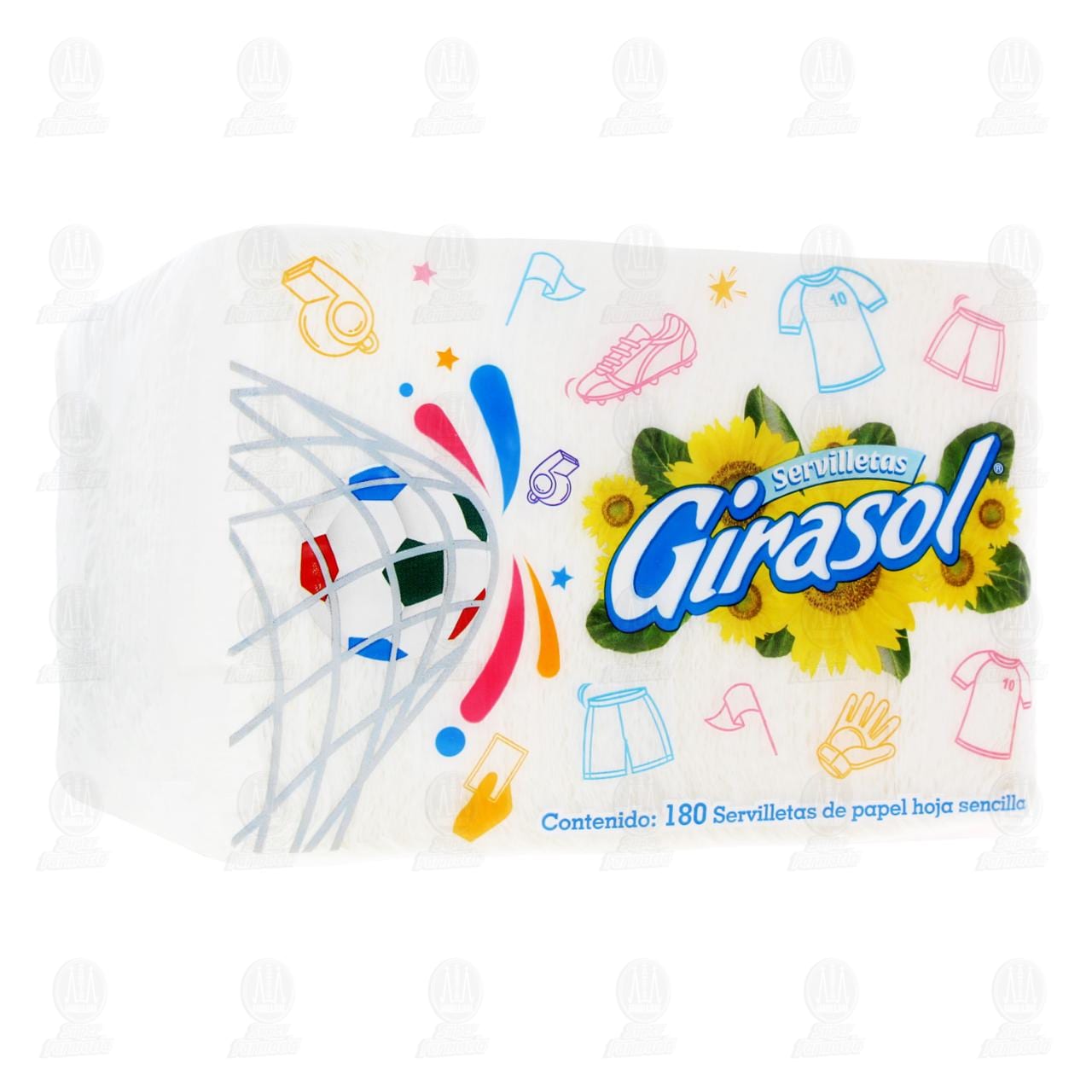 Servilletas Desechables Girasol, 180 pzas. image number 0