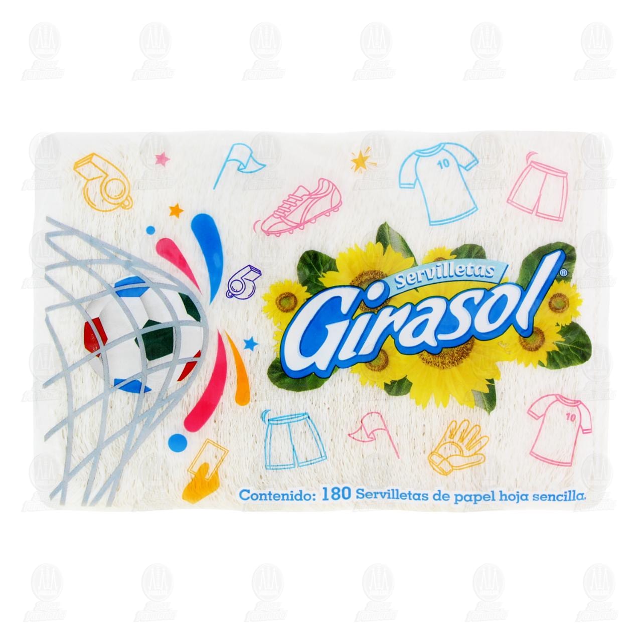 Servilletas Desechables Girasol, 180 pzas. image number 1