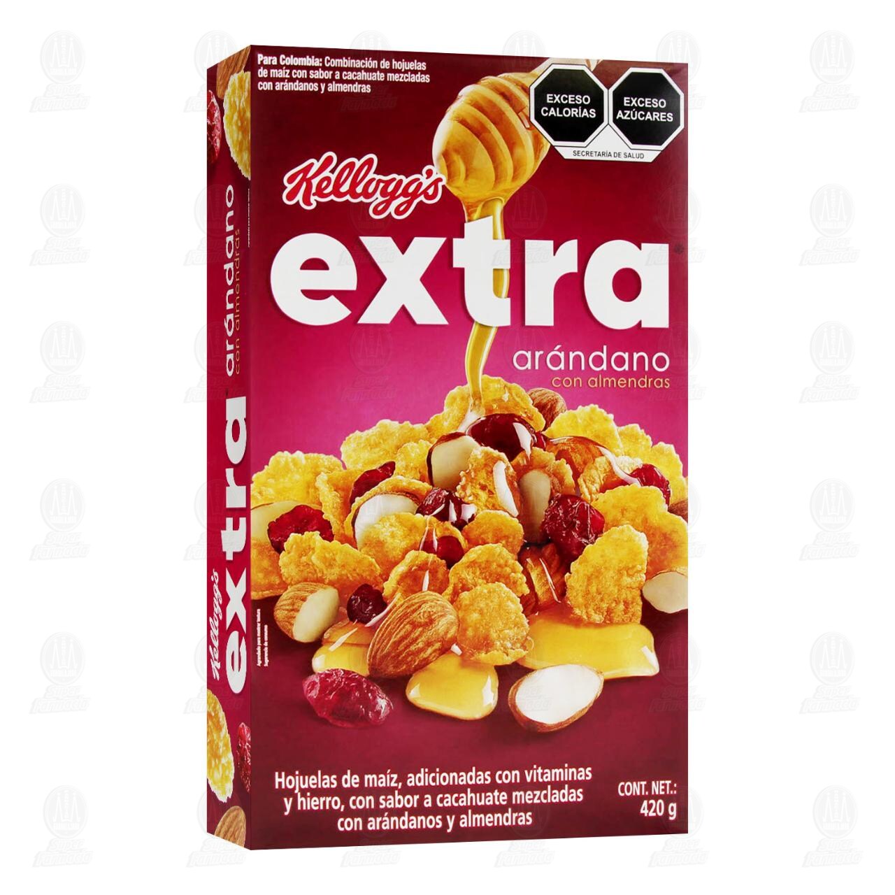 Cereal Kellogg's Extra Arándano con Almendras, 420 gr. image number 0