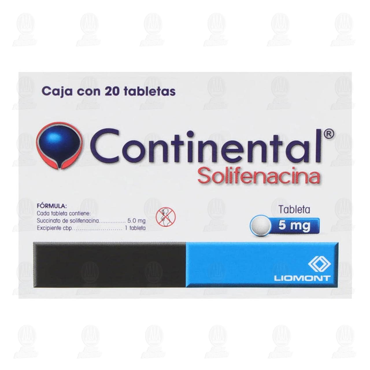 Continental 5 mg, 20 Tabletas. image number 2