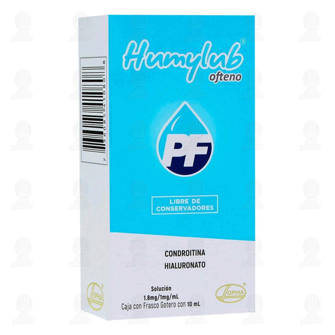 Humylub Ofteno PF 1.8mg/1mg/ml Soluci&oacute;n Gotas, 10 ml. image number 0