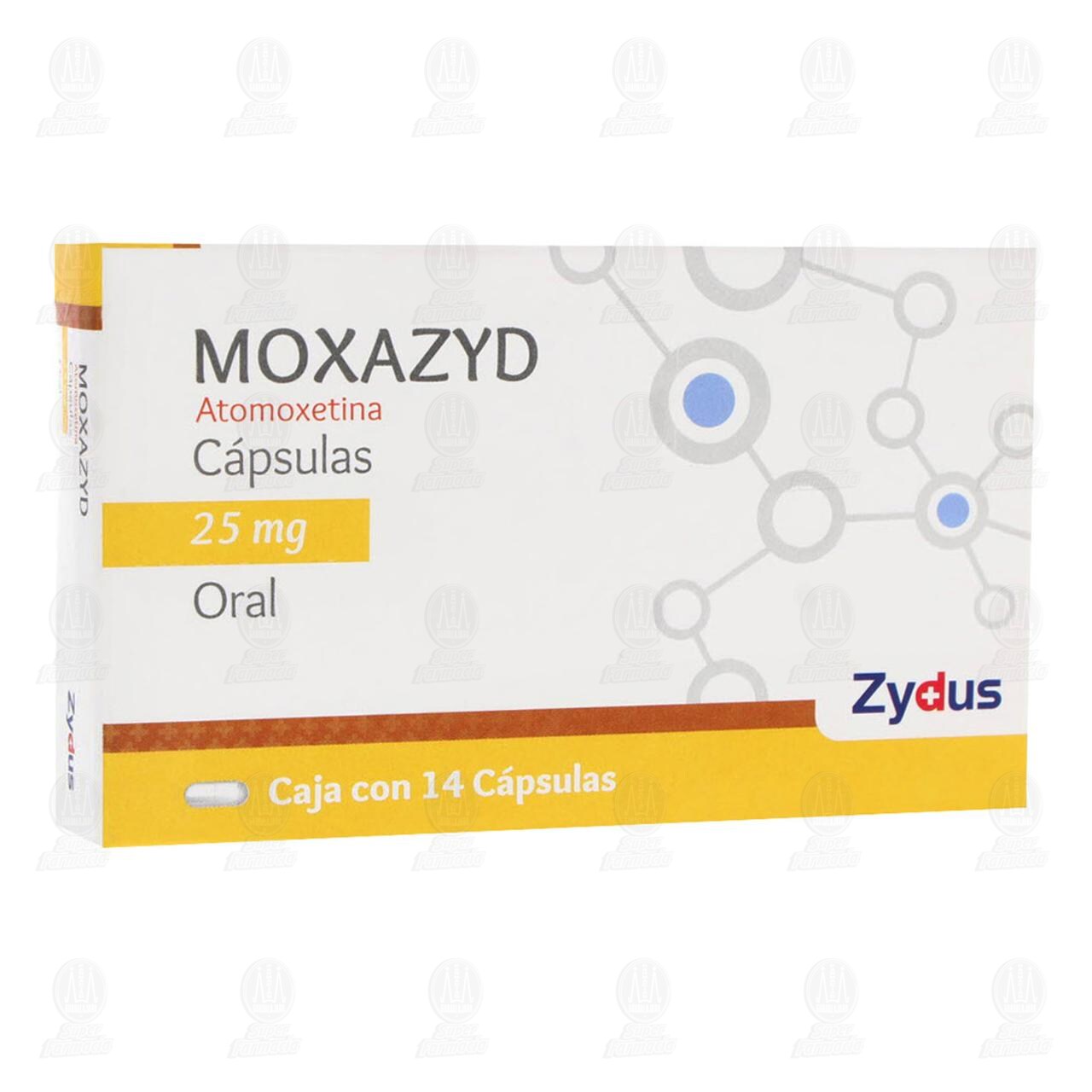Moxazyd 25 mg, 14 Cápsulas.