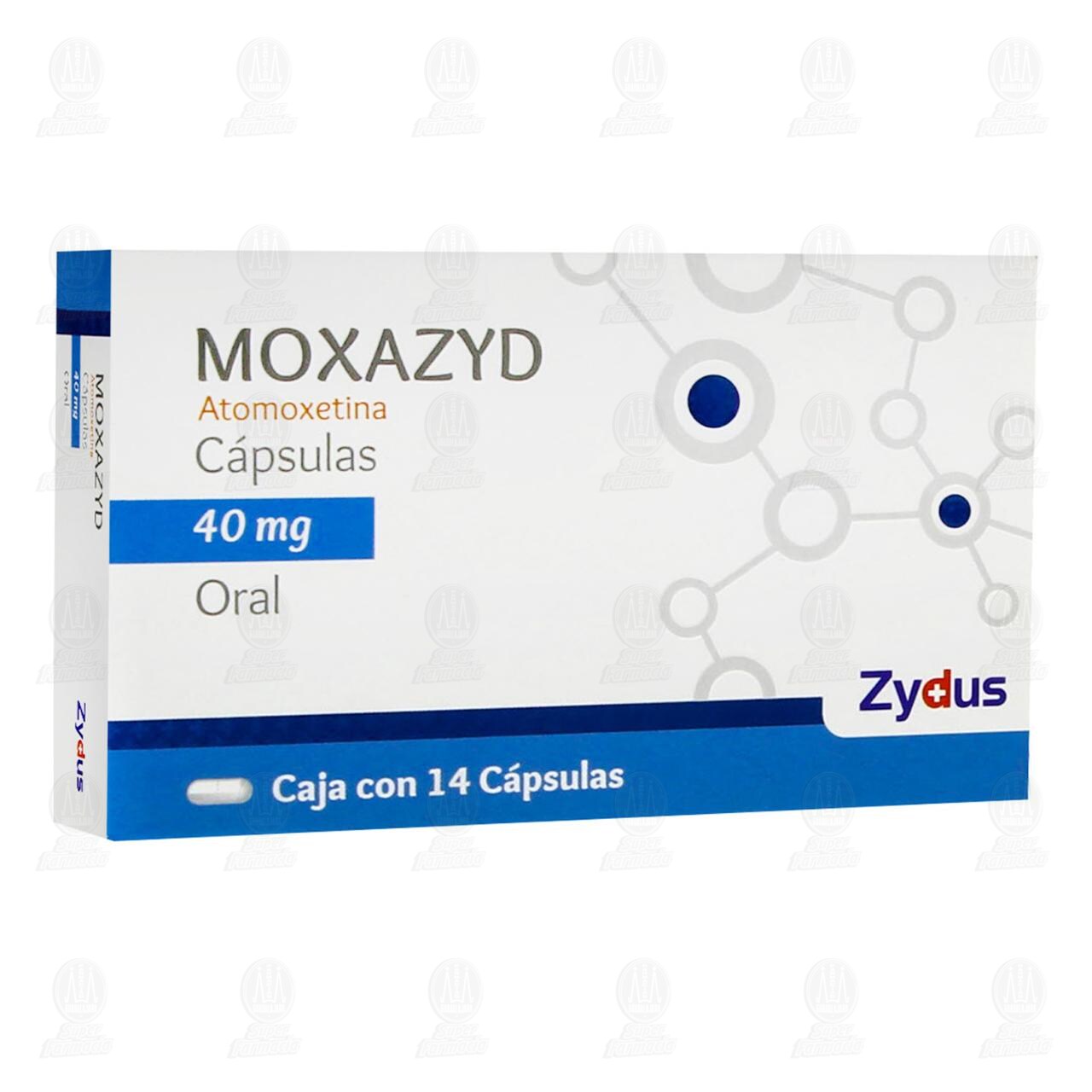 Moxazyd 40 mg, 14 C&aacute;psulas. image number 0