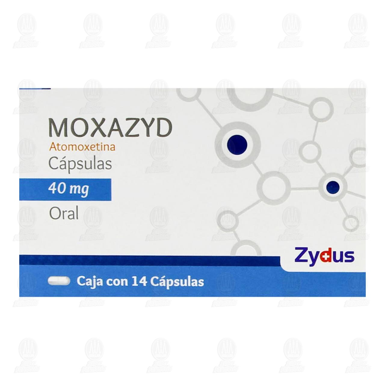 Moxazyd 40 mg, 14 C&aacute;psulas. image number 1