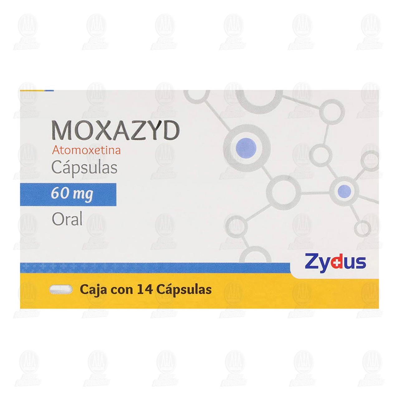 Moxazyd 60 mg, 14 C&aacute;psulas. image number 1
