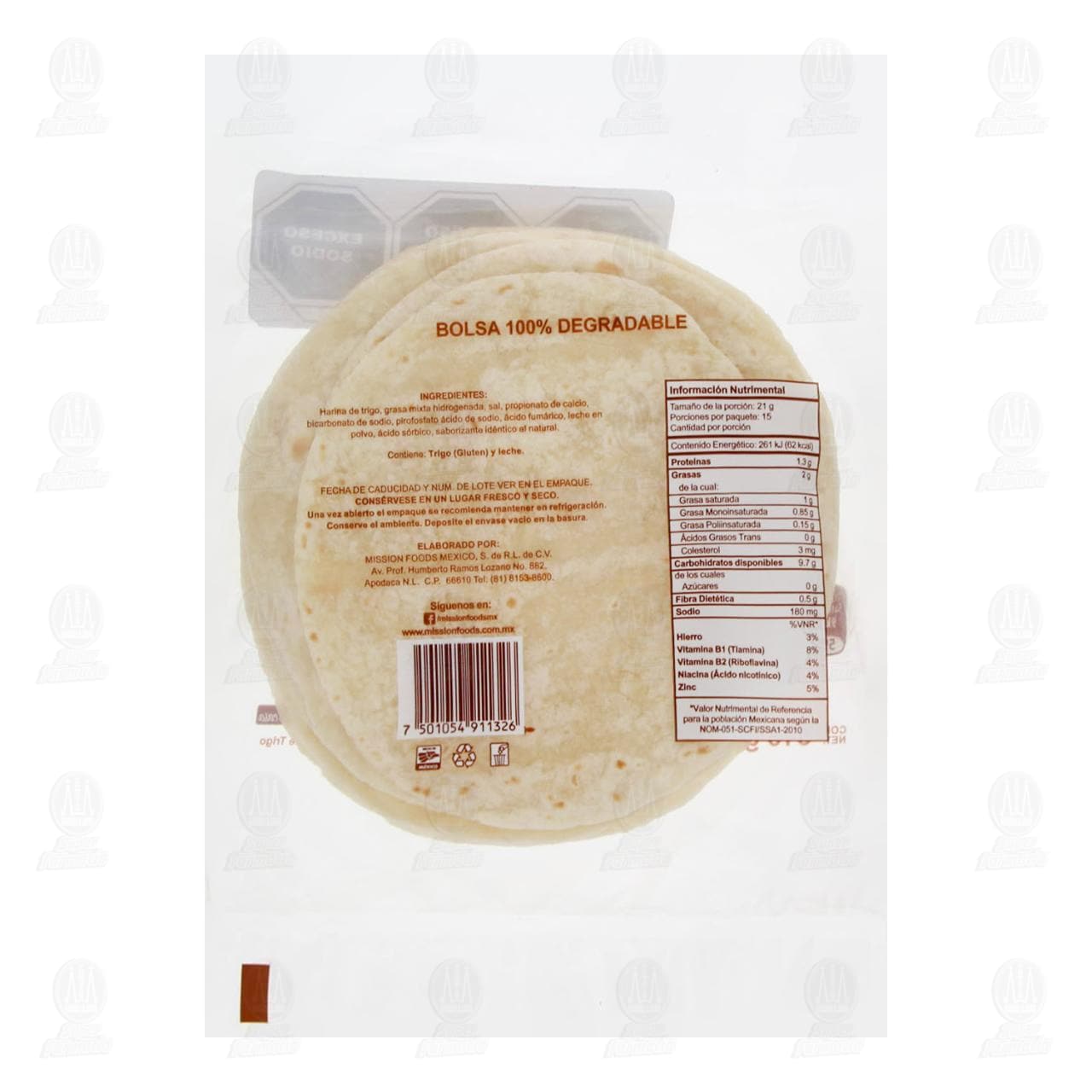 Tortillas de Harina Tortillería del Barrio, 315 gr. image number 1