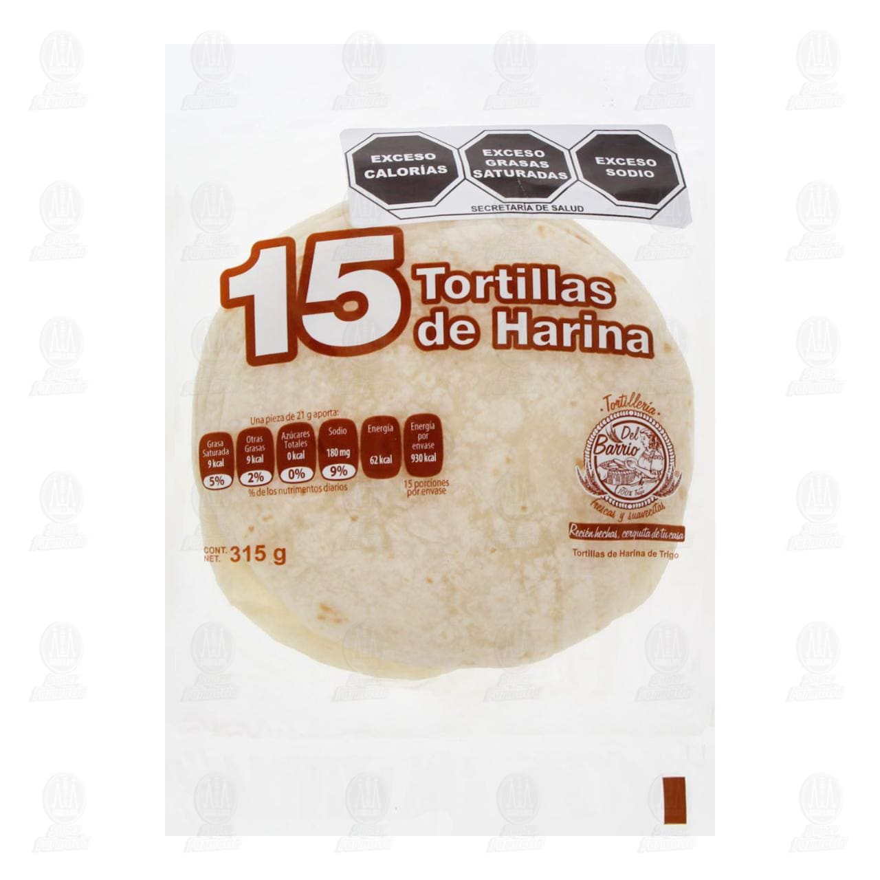 Tortillas de Harina Tortillería del Barrio, 315 gr. image number 0