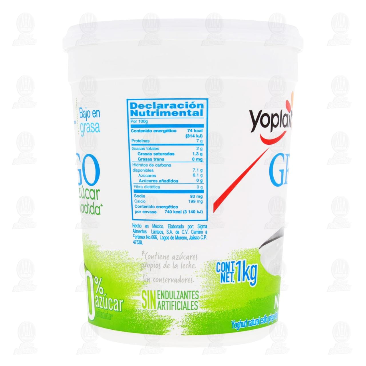 Yoghurt Yoplait Griego Natural Sin Azúcar, 145, 49 OFF