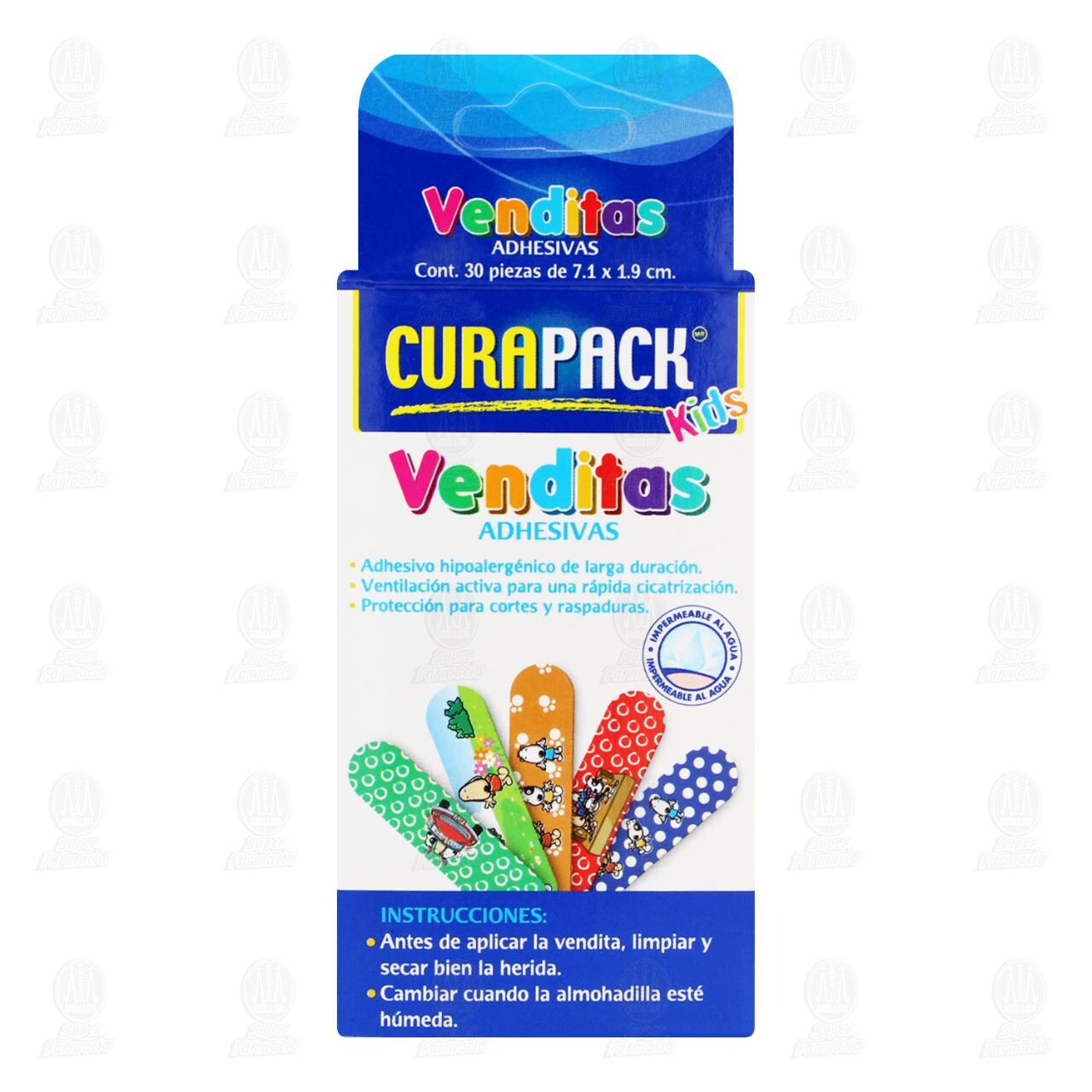 Venditas Curapack kids 7.1cm x 1.9cm, 30 pzas. image number 2