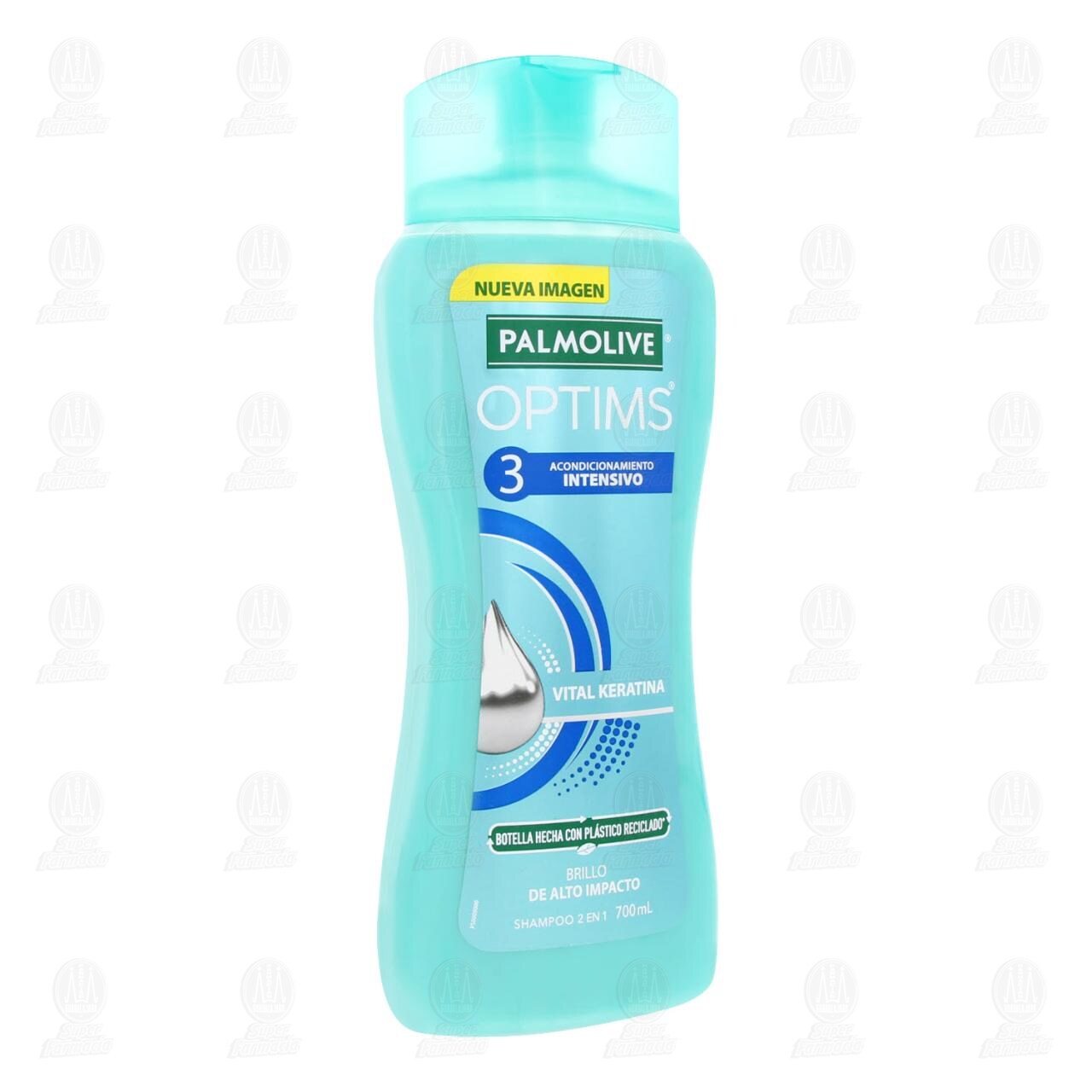 Shampoo Palmolive Optims Nivel 3 Acondicionamiento Intensivo, 700 ml.