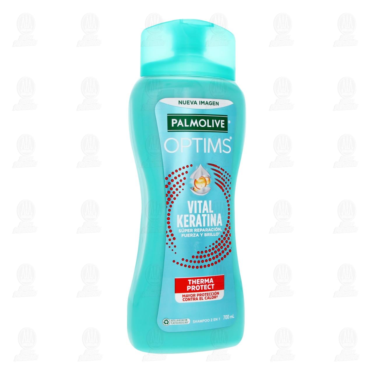 Shampoo Palmolive Optims Vital Keratina Therma Protect, 700 ml. image number 0
