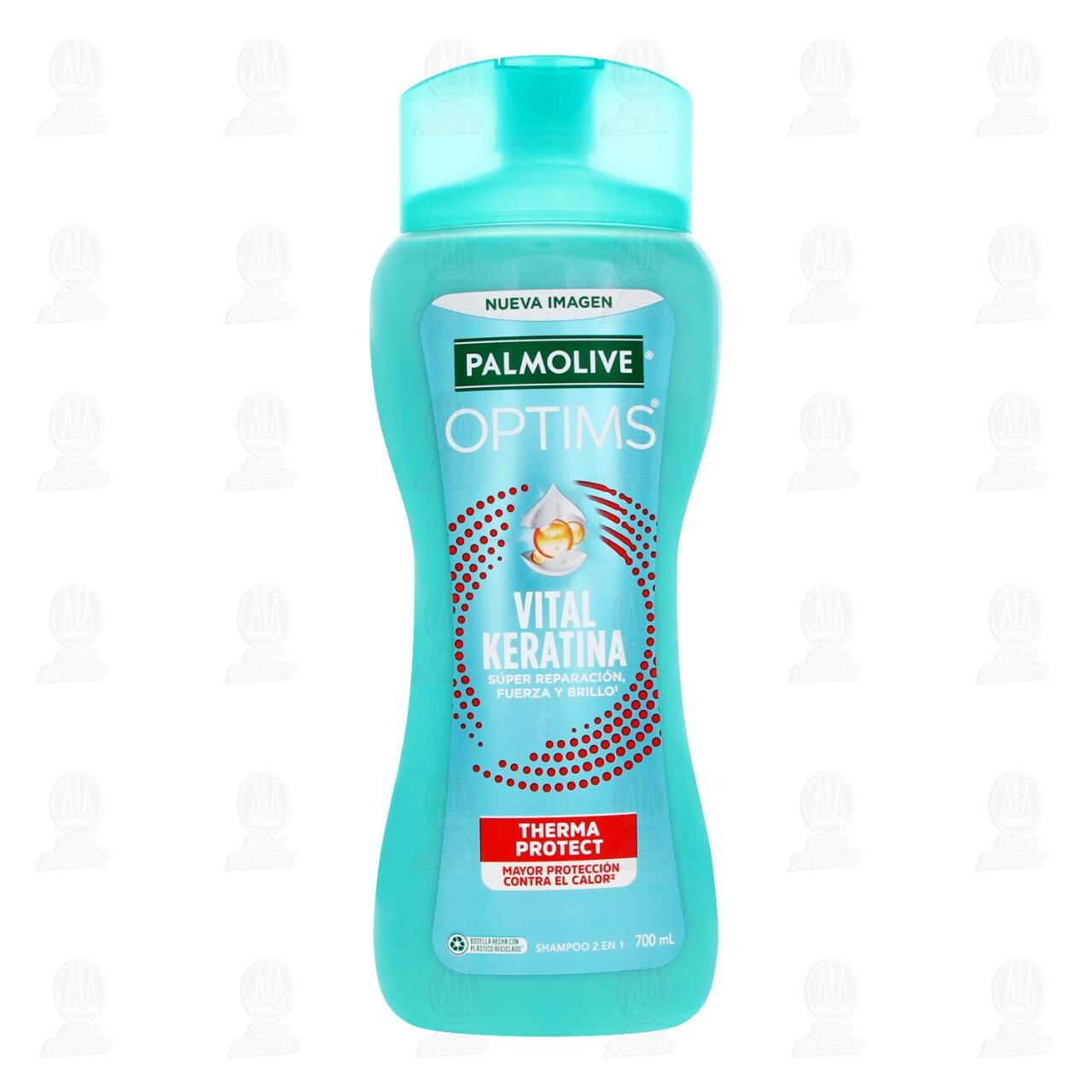 Shampoo Palmolive Optims Vital Keratina Therma Protect, 700 ml. image number 1