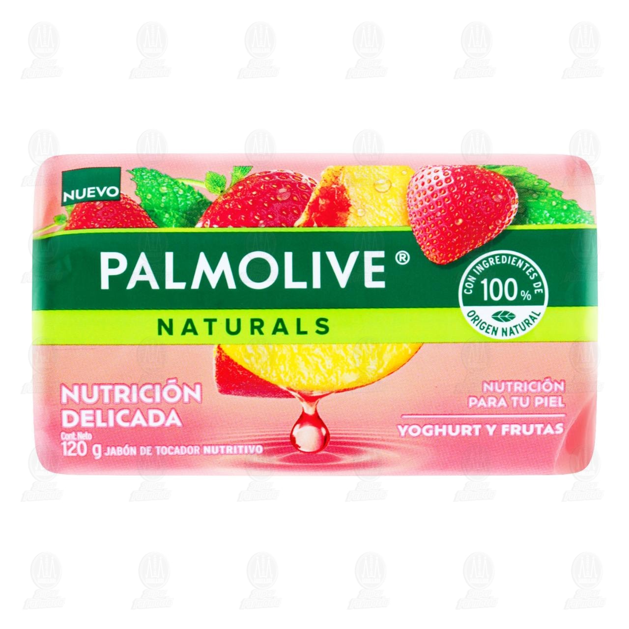 Imagen para Jabón en Barra Palmolive Naturals Nutrición Delicada Yoghurt y Frutas, 120 gr.