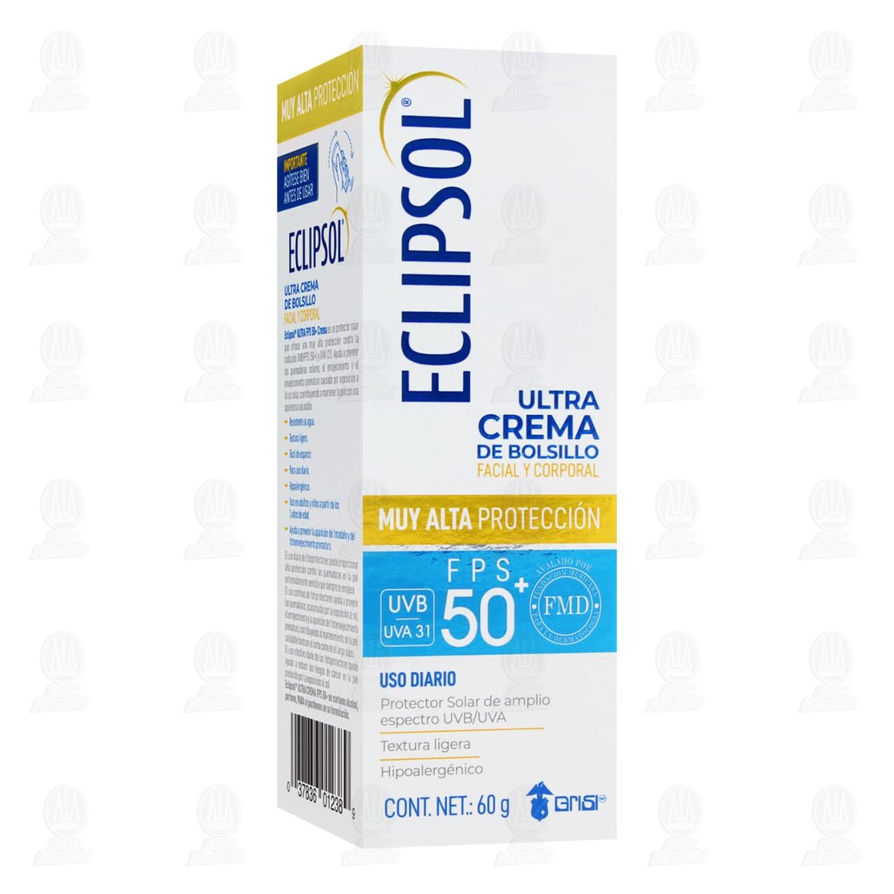Eclipsol Ultra Muy Alta Protecci&oacute;n  FPS50+, 60 gr. image number 0