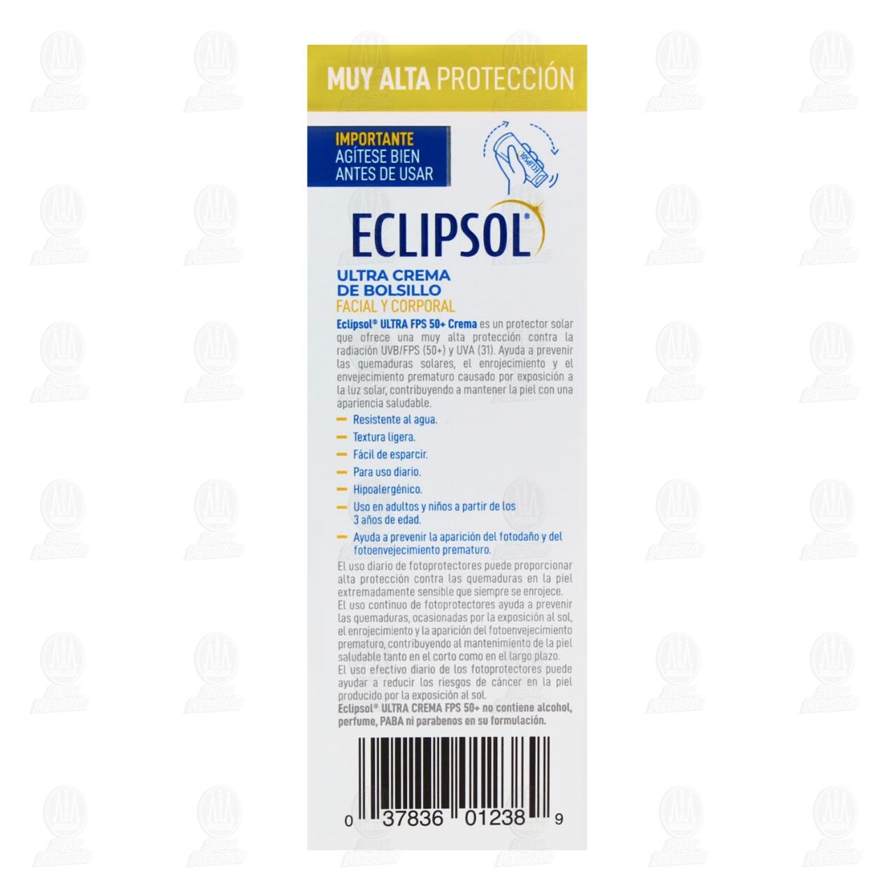 Eclipsol Ultra Muy Alta Protecci&oacute;n  FPS50+, 60 gr. image number 2