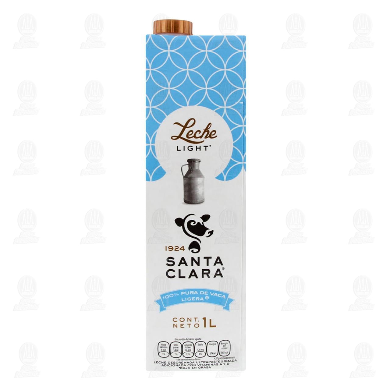 Leche Santa Clara Light, 1 l. image number 1