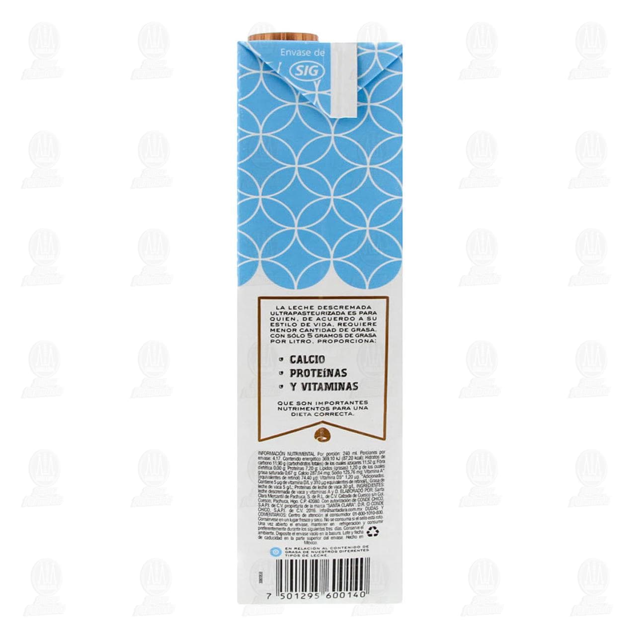 Leche Santa Clara Light, 1 l. image number 2