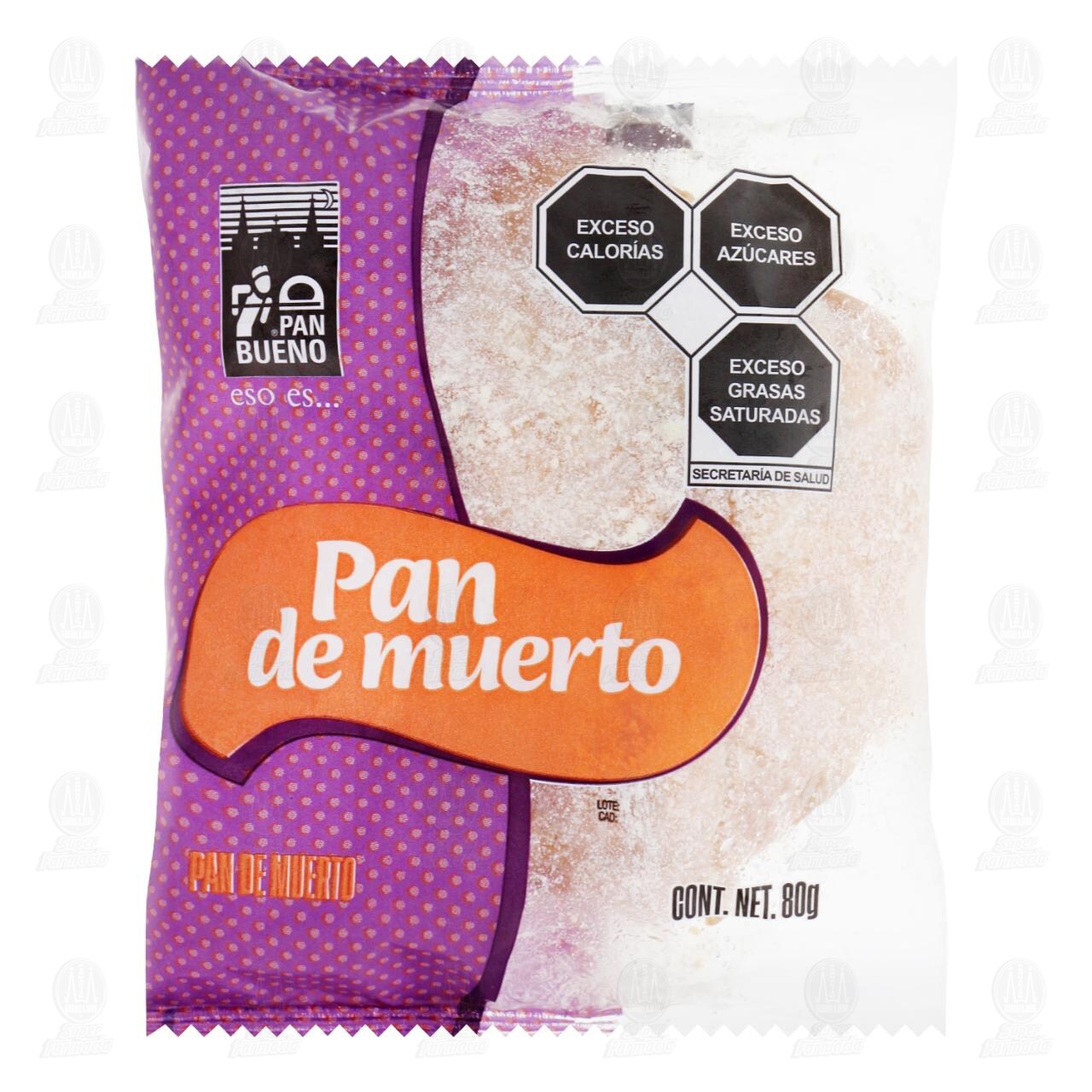 Pan de Muerto Pan Bueno, 80 gr.