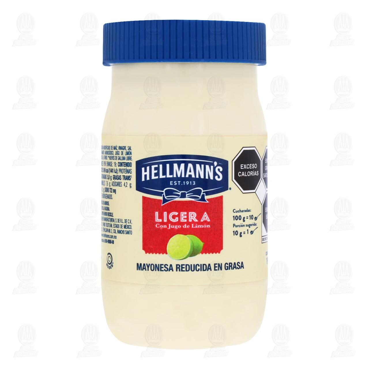 Mayonesa Hellmann's Ligera con Jugo de Limón, 190 gr. image number 1