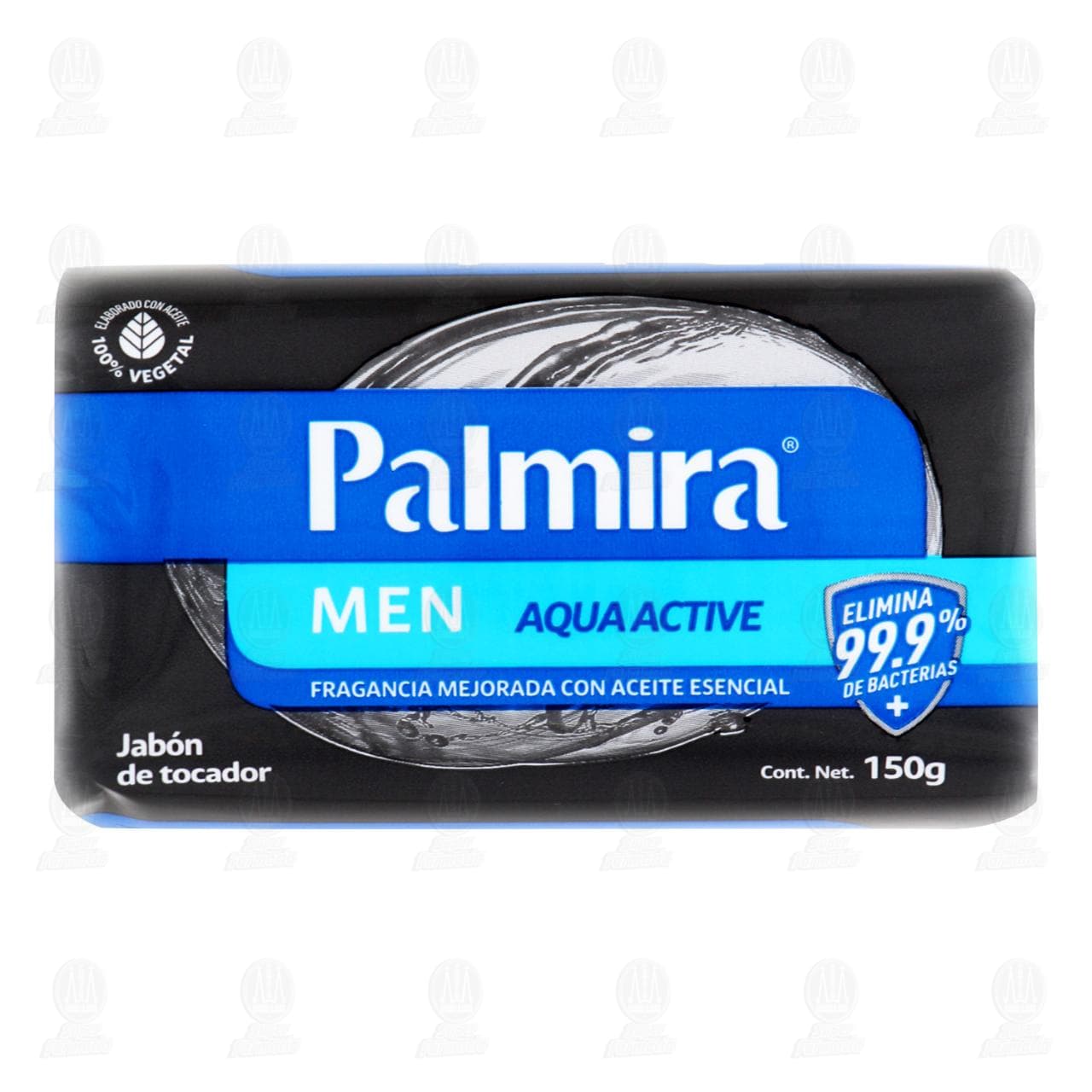 Jab&oacute;n de Tocador Palmira Men Aqua Active, 150 gr. image number 0