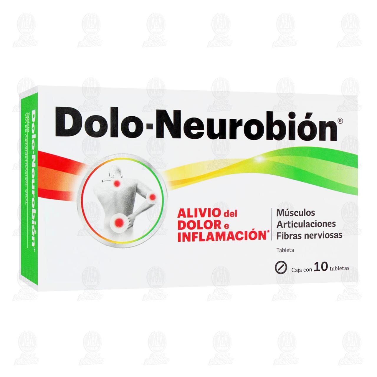 Dolo-Neurobión para el Alivio del Dolor e Inflamación, 10 Tabletas. image number 0
