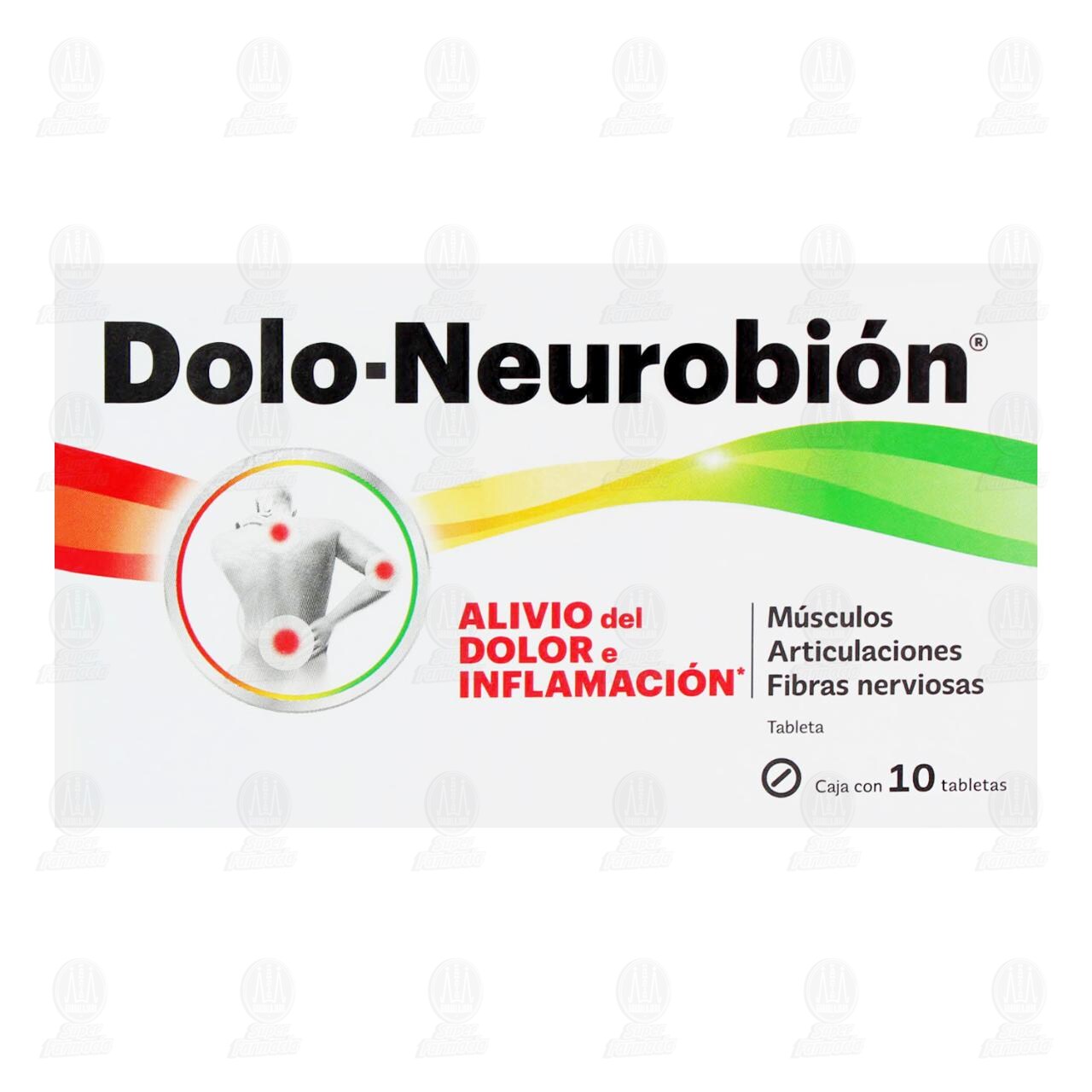 Dolo-Neurobión para el Alivio del Dolor e Inflamación, 10 Tabletas. image number 1
