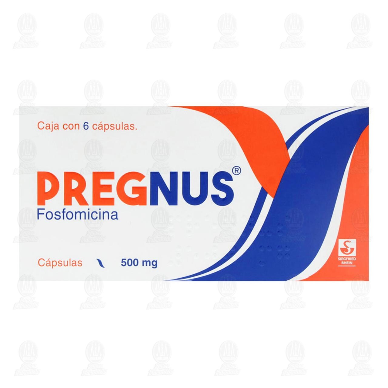 Pregnus 500 mg, 6 C&aacute;psulas. image number 1