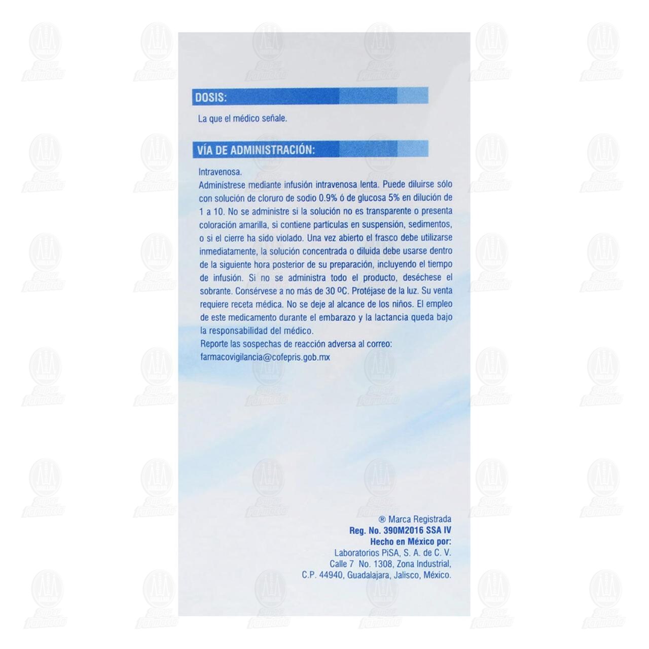 Salpifar 1g/100ml Soluci&oacute;n Inyectable, 100 ml. image number 3