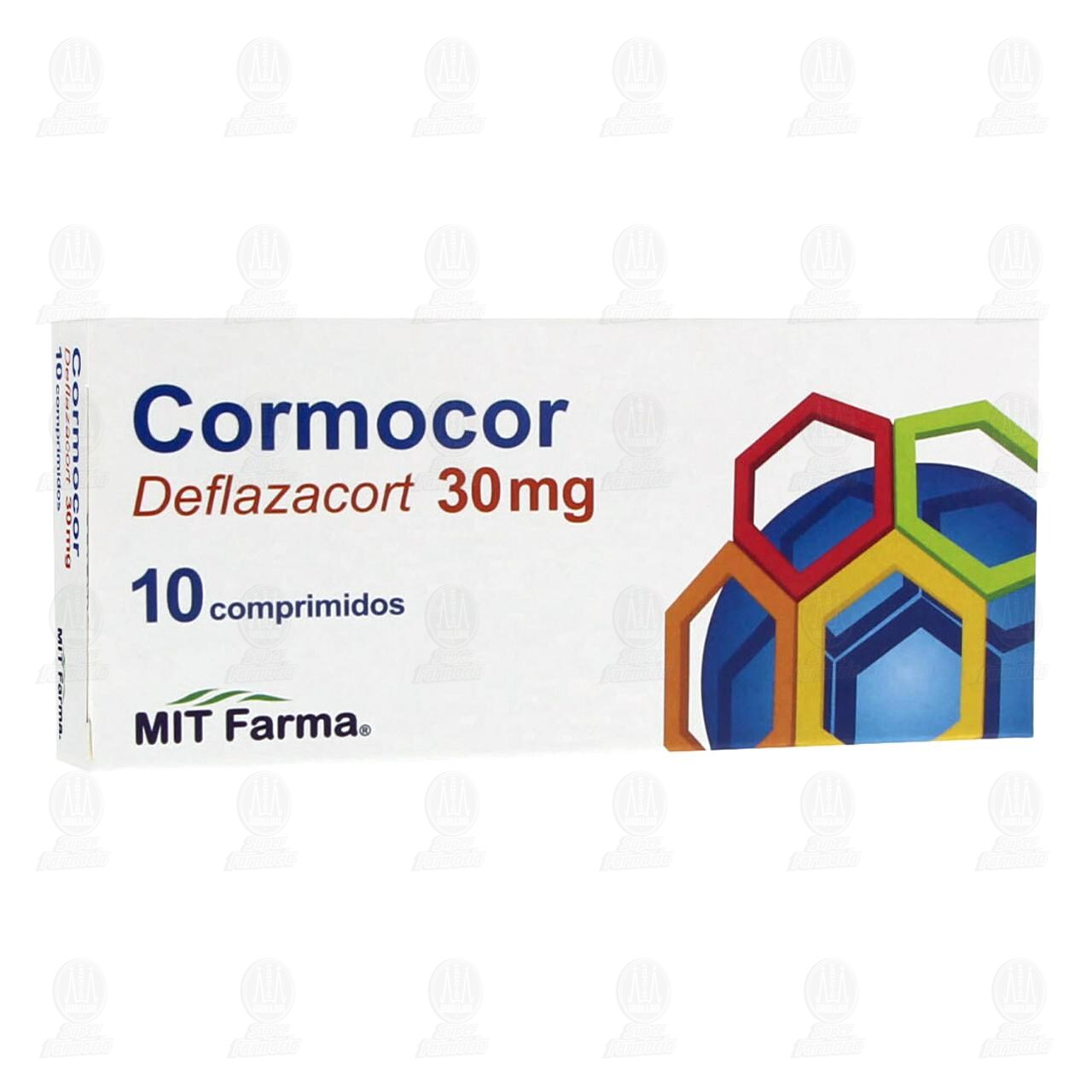 Cormocor 30 mg, 10 Comprimidos. image number 0