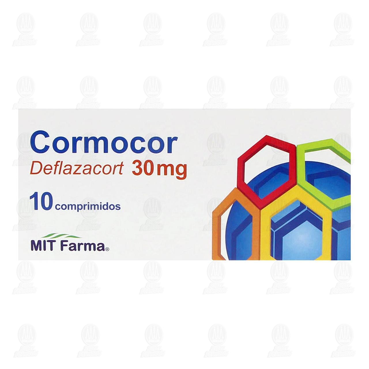 Cormocor 30 mg, 10 Comprimidos. image number 1