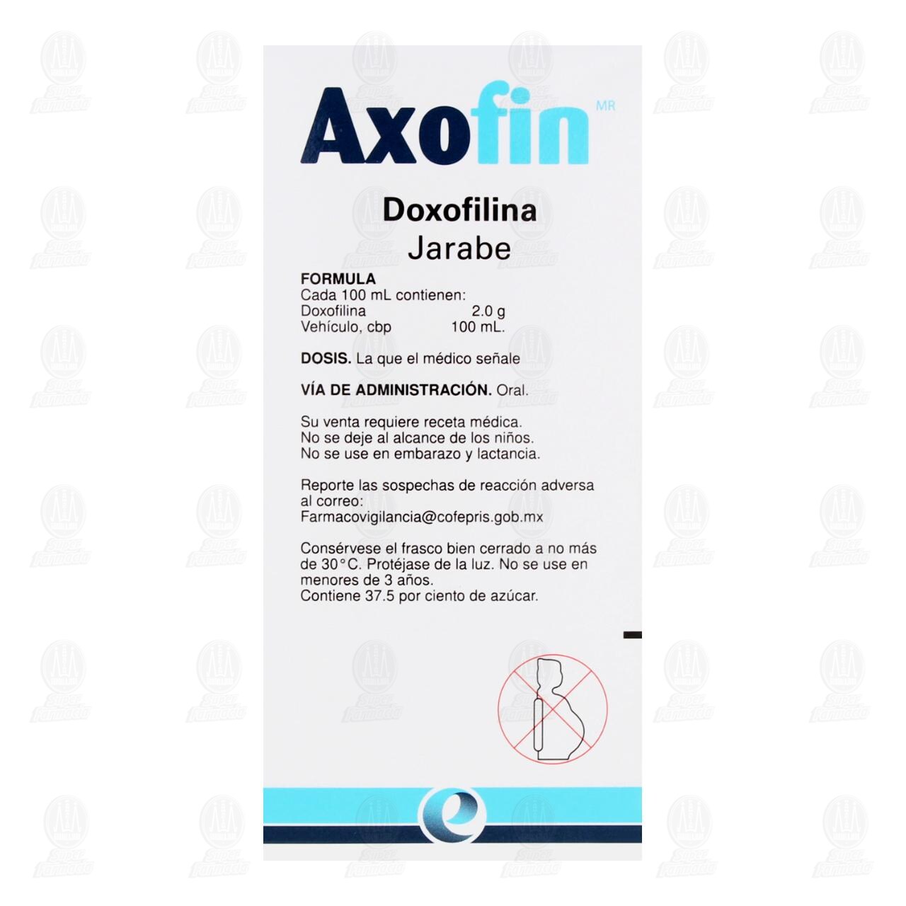 Axofin 2.0 gr/ 100ml Jarabe, 120 ml. image number 2