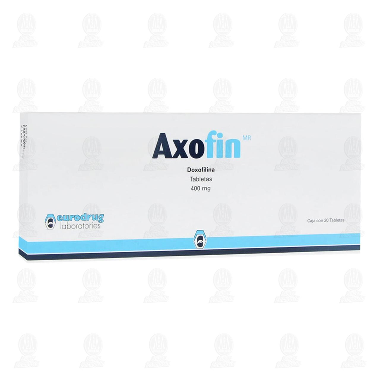 Axofin 400 mg, 20 Tabletas. image number 0