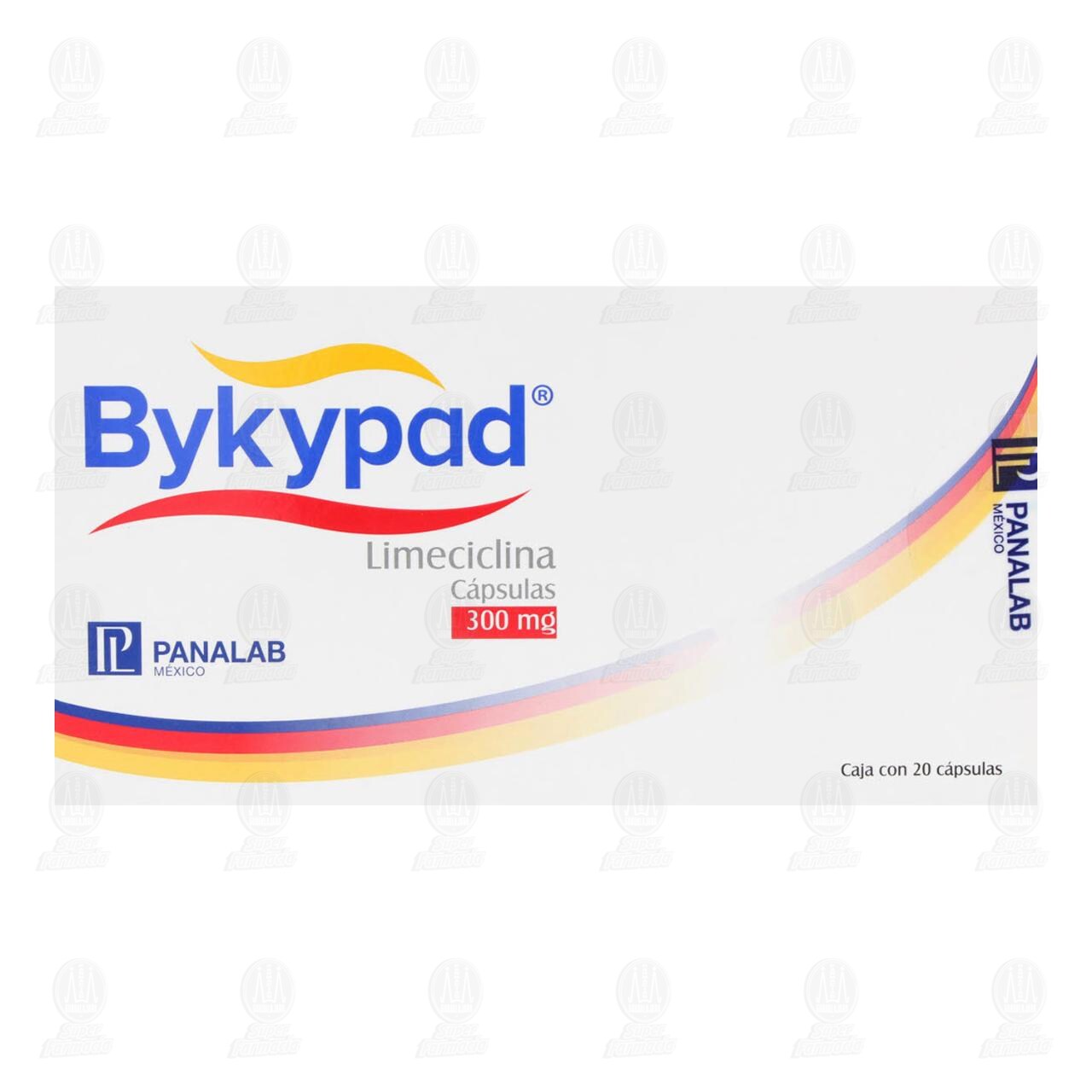 Bykypad 300 mg, 20 C&aacute;psulas. image number 1