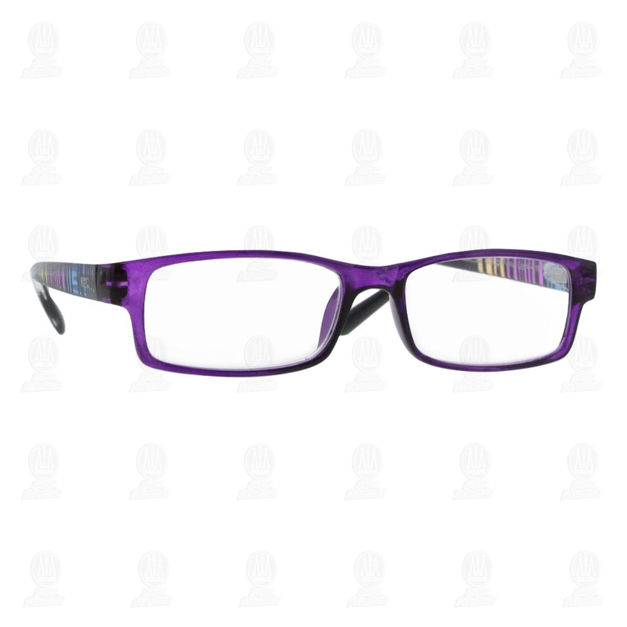 Imagen para Lentes para lectura SPL modelo P1001-MO300, graduación +3.00 color morado con estuche. Contiene lentes para lectura y 1 estuche.