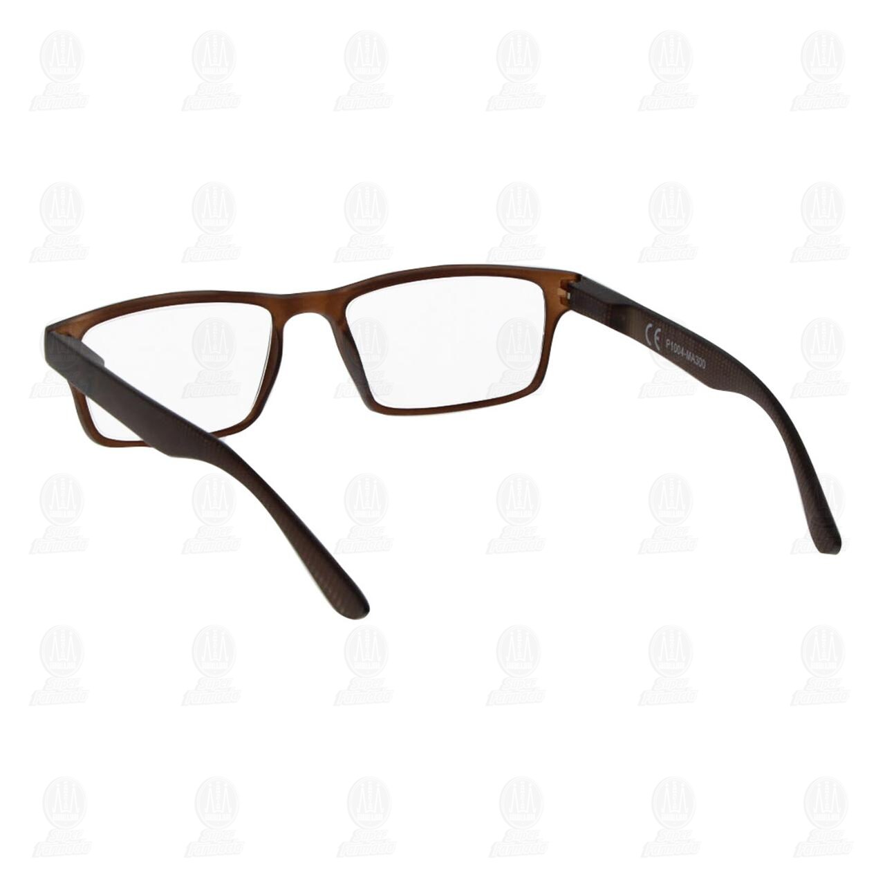 Lentes SPL para Lectura Grad. +3.00 Color Marr&oacute;n C/Estuche 2pzas image number 2