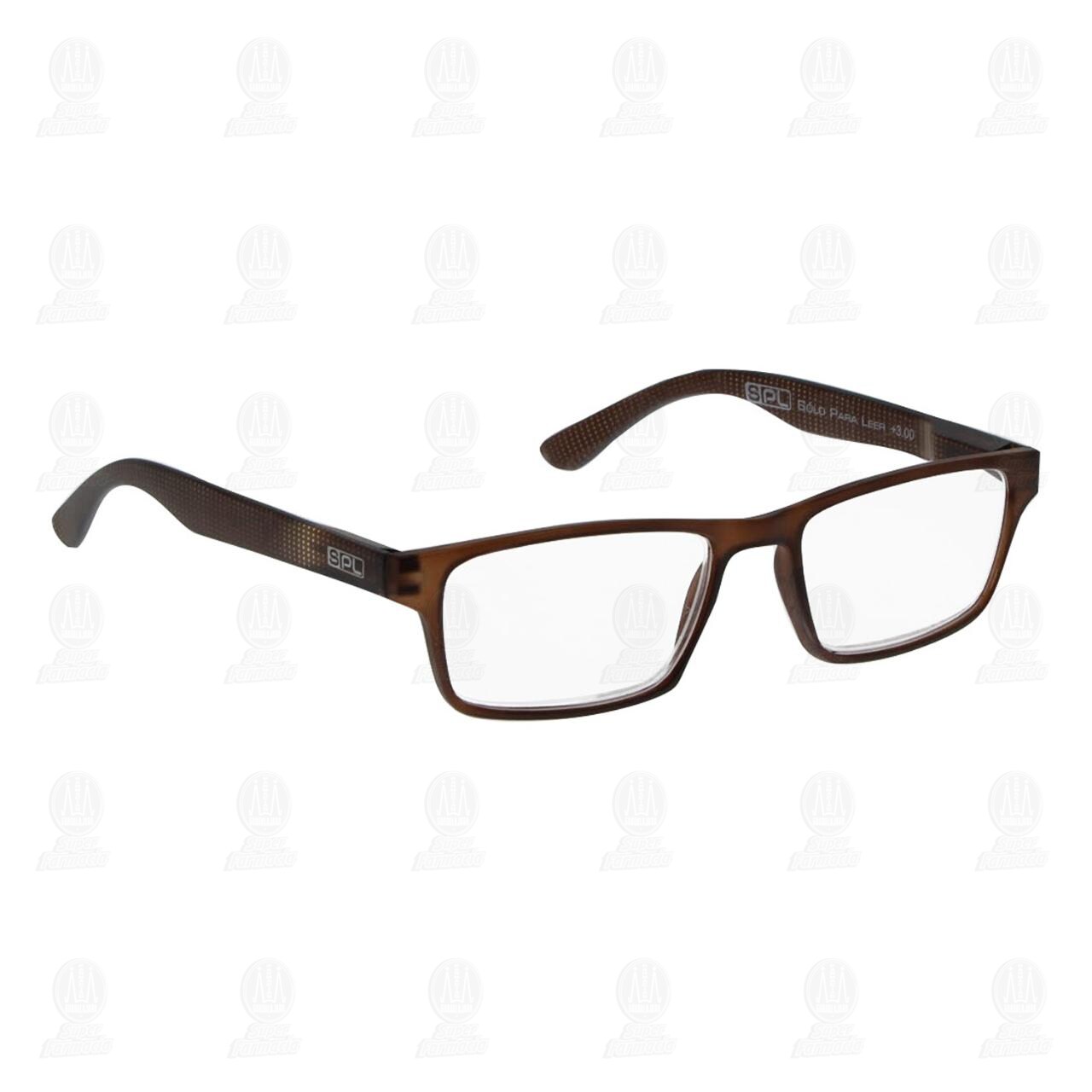 Lentes SPL para Lectura Grad. +3.00 Color Marr&oacute;n C/Estuche 2pzas image number 1