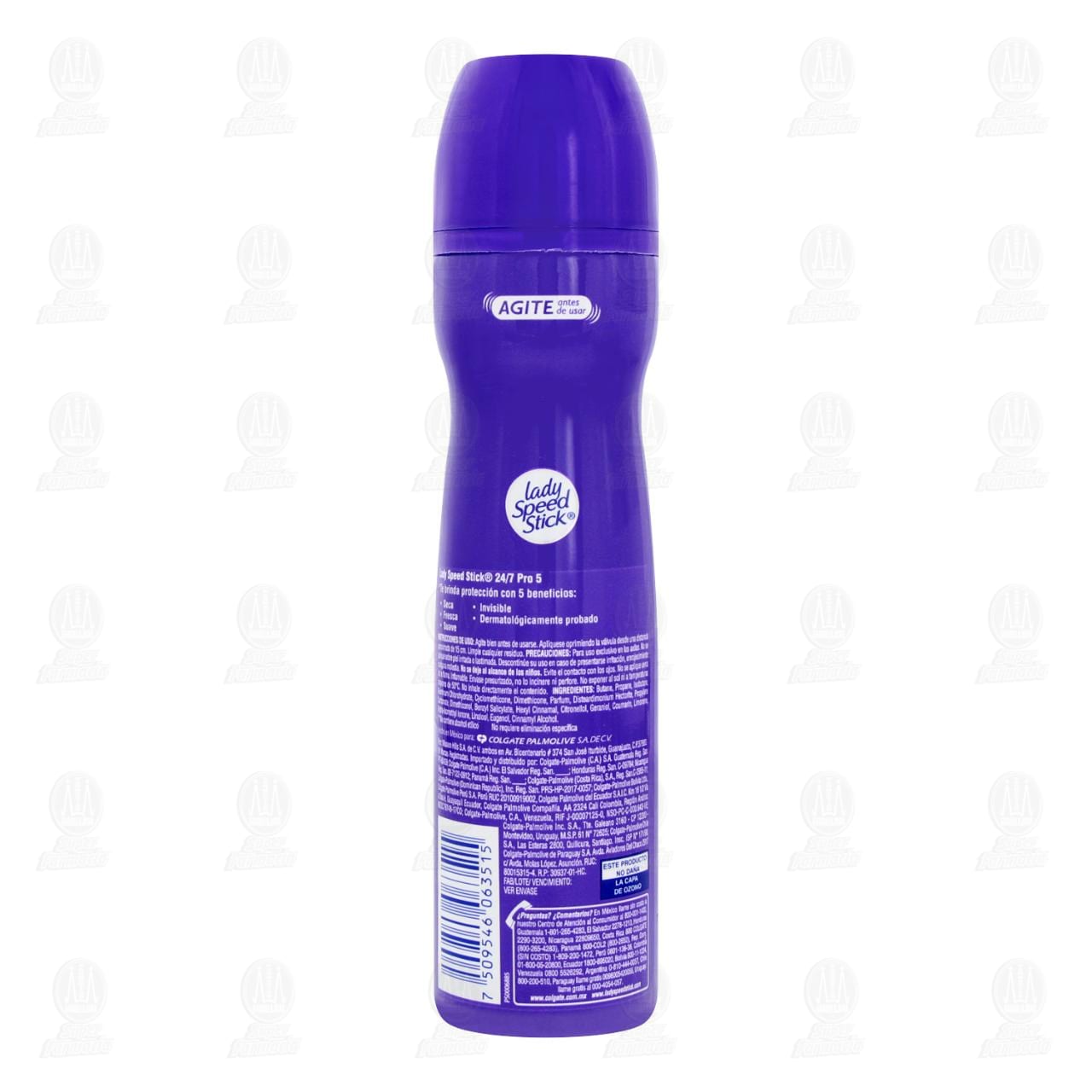 Antitranspirante Lady Speed Stick 24/7 Pro 5 en Aerosol, 91 gr. image number 2