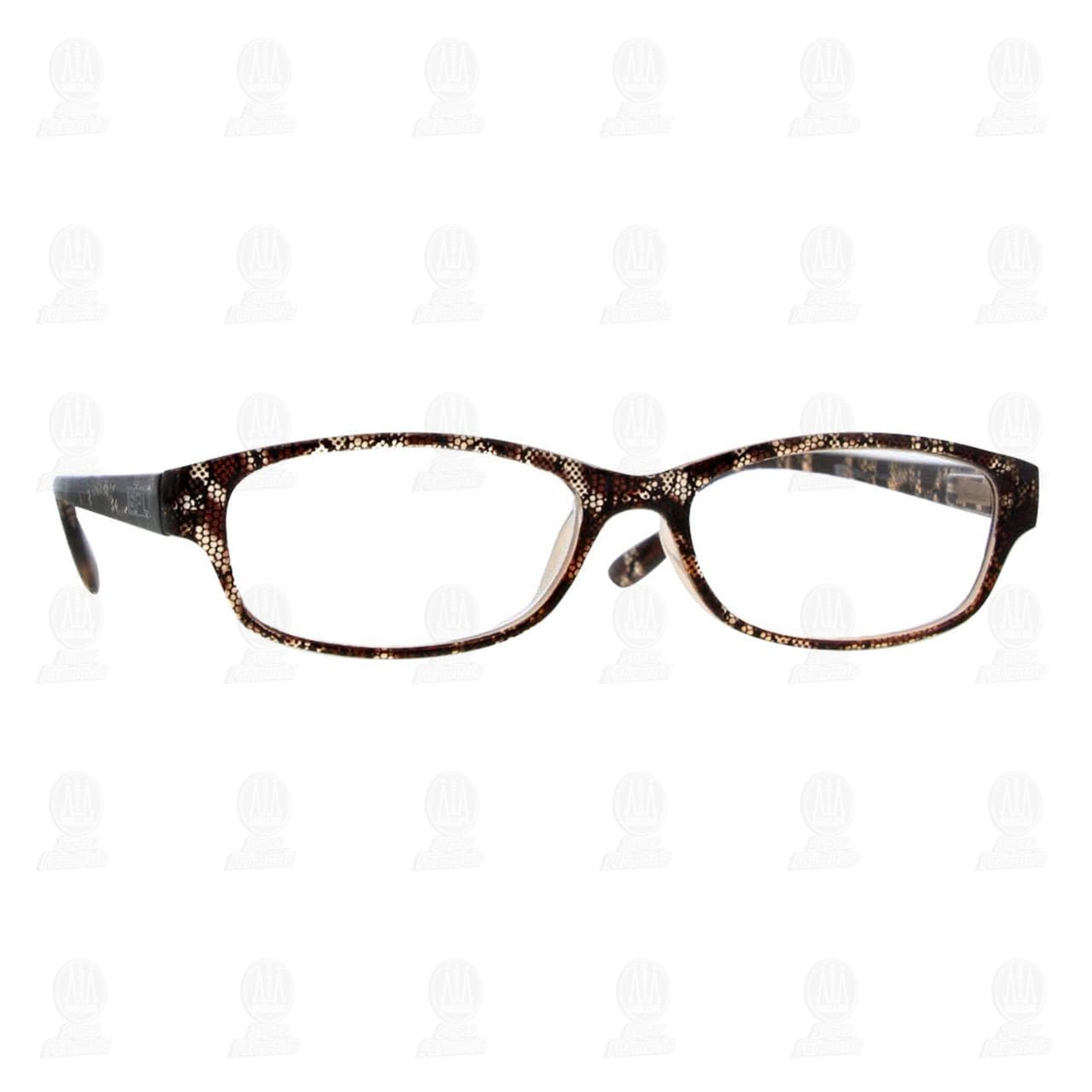 Imagen para Lentes para lectura SPL modelo P1012-MA300, graduación +3.00 color marrón con estuche. Contiene lentes para lectura y 1 estuche.
