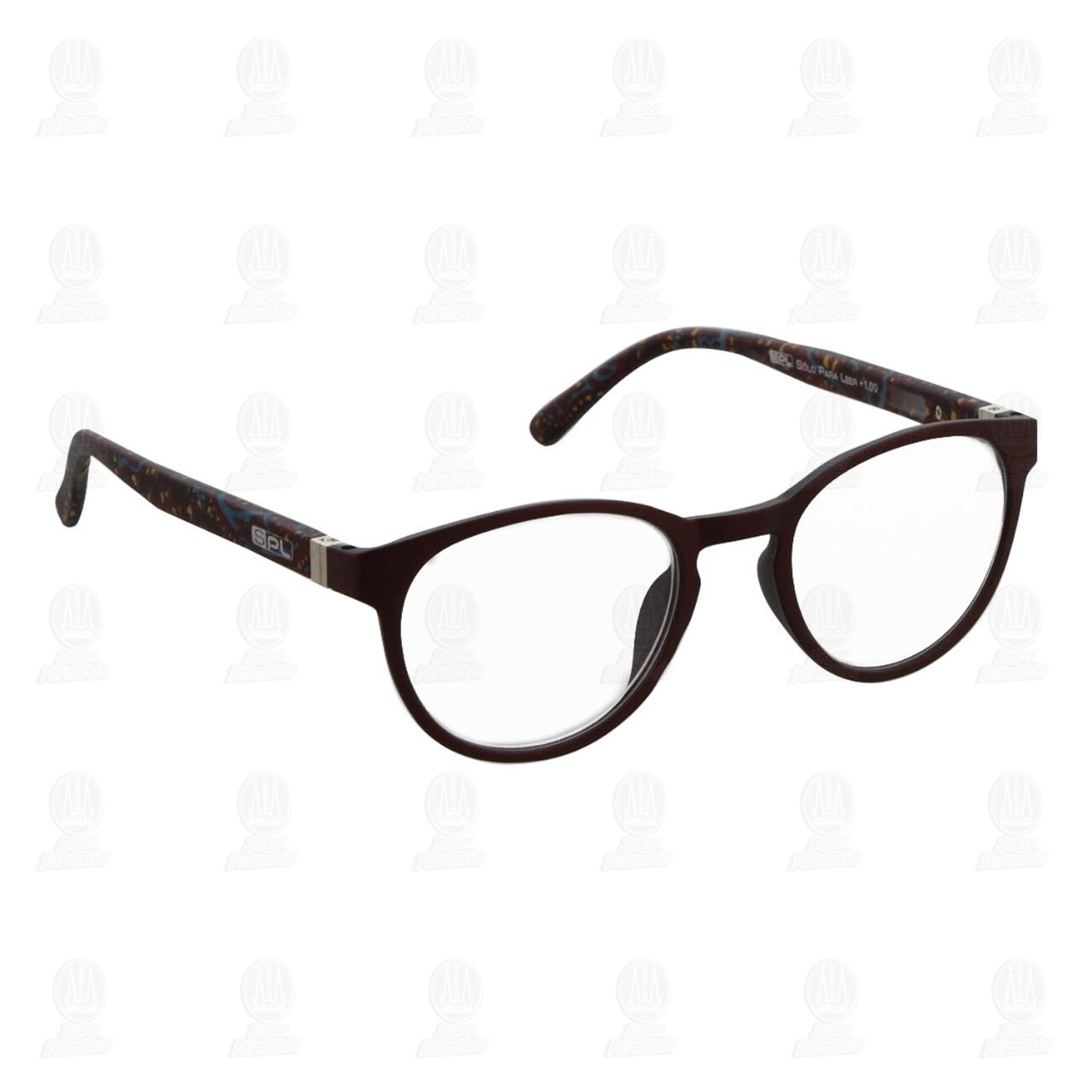 Lentes SPL para Lectura Grad. +1.50 Color Marr&oacute;n C/Estuche y Cord&oacute;n, 1 pz. image number 4