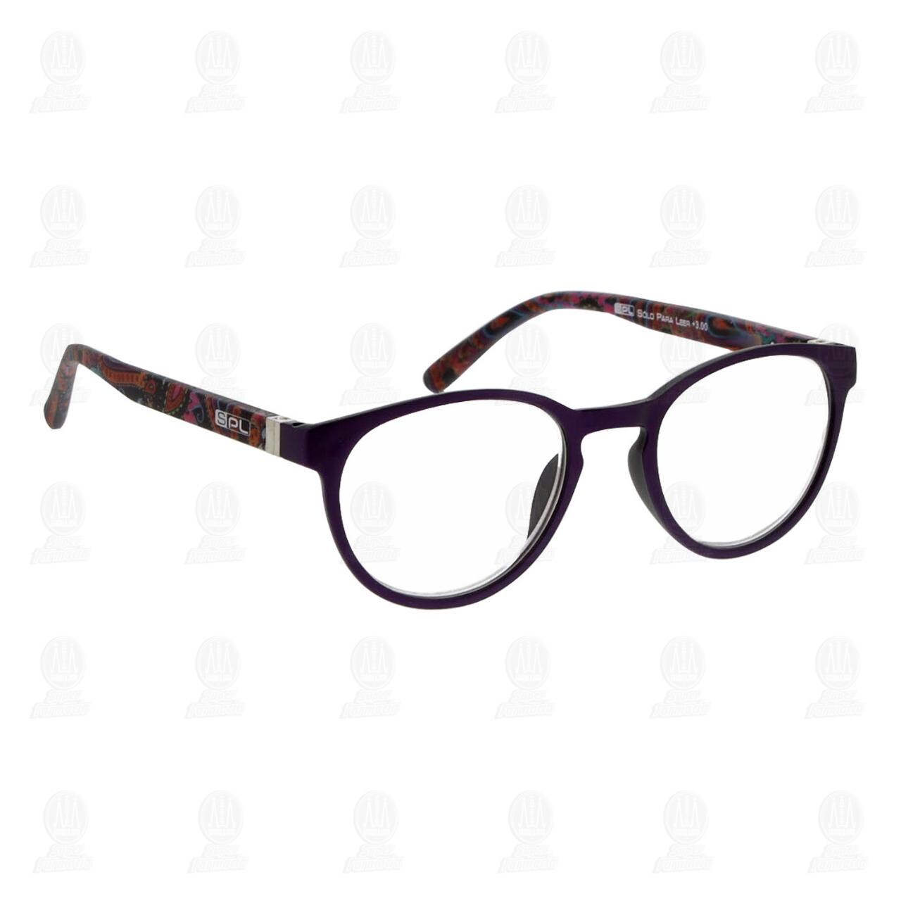 Lentes SPL para Lectura Grad. +1.50 Color Morado C/Estuche y Cord&oacute;n, 1 pz. image number 4